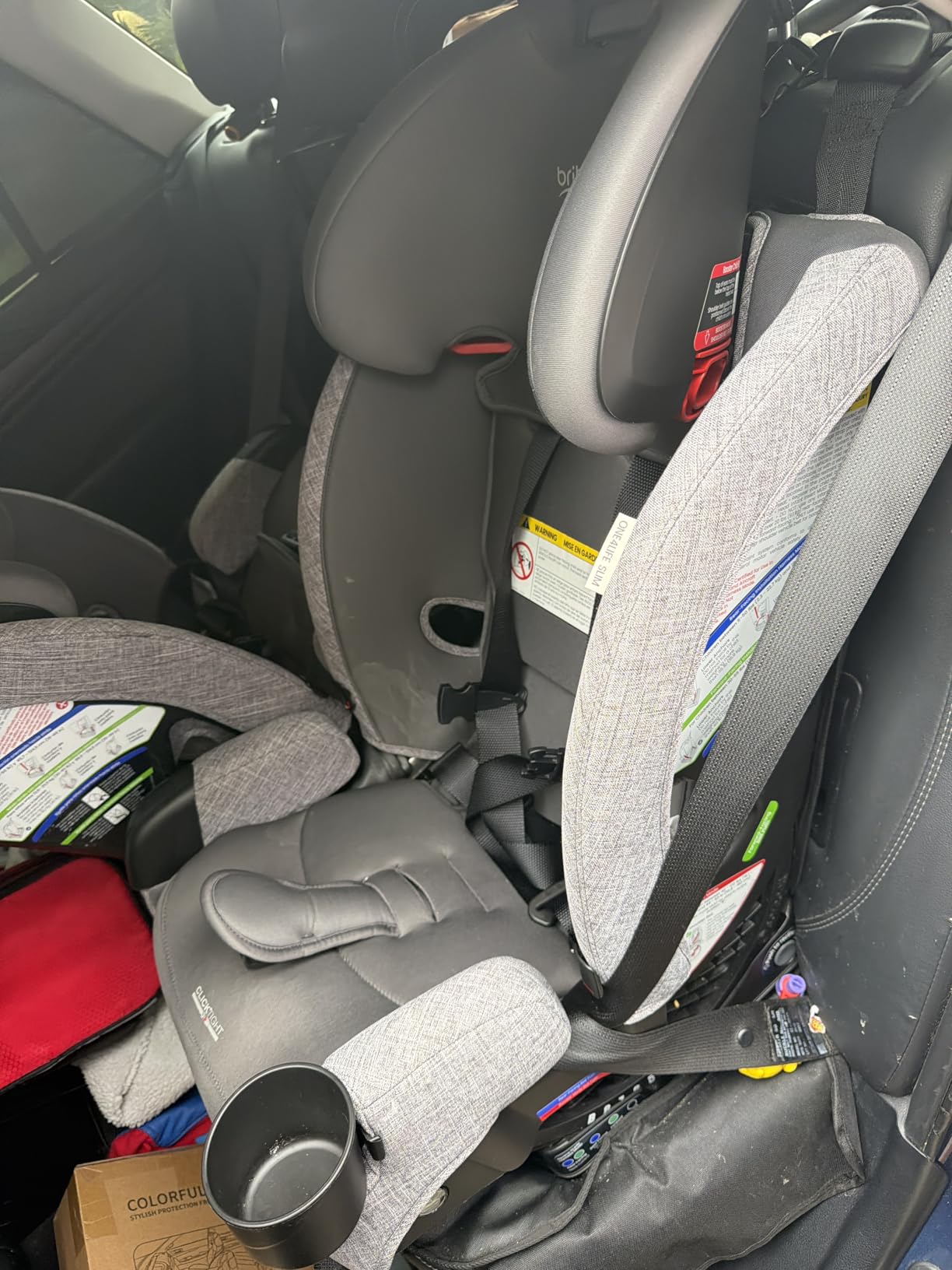 Britax One4Life All-in-One Car Seat, Up to 10 Years of Use, Rear Facing, Forward Facing, & Booster Modes, Extended Rear-Facing, ClickTight Installation & Breathable SafeWash Fabrics - Mineral Gray customer photo 1