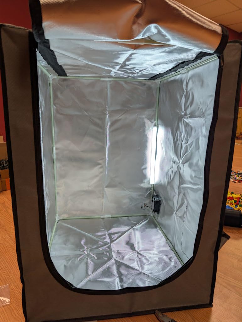 VEVOR 3D Printer Enclosure with Ventilation, Dustproof Waterproof Oxford Cloth Resin 3D Printer Tent, Constant Temperature Protective Case with LED, Compatible with Photon Mono/Mars 3, FDM/LCD Printer customer photo 2