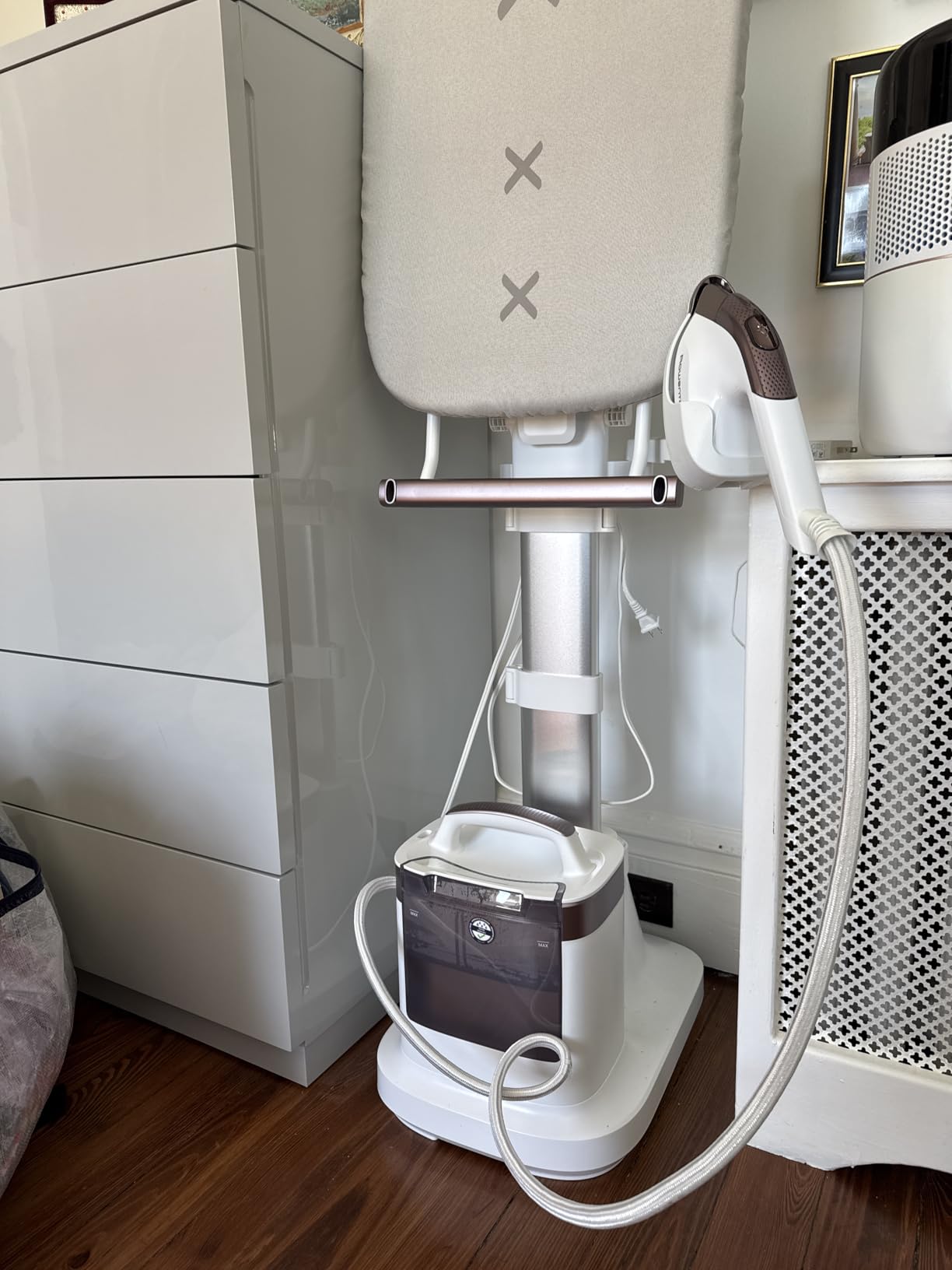 Rowenta IXEO Vision Steamer for Clothes with Ironing Board, All-in-One Steaming & Ironing customer photo 1