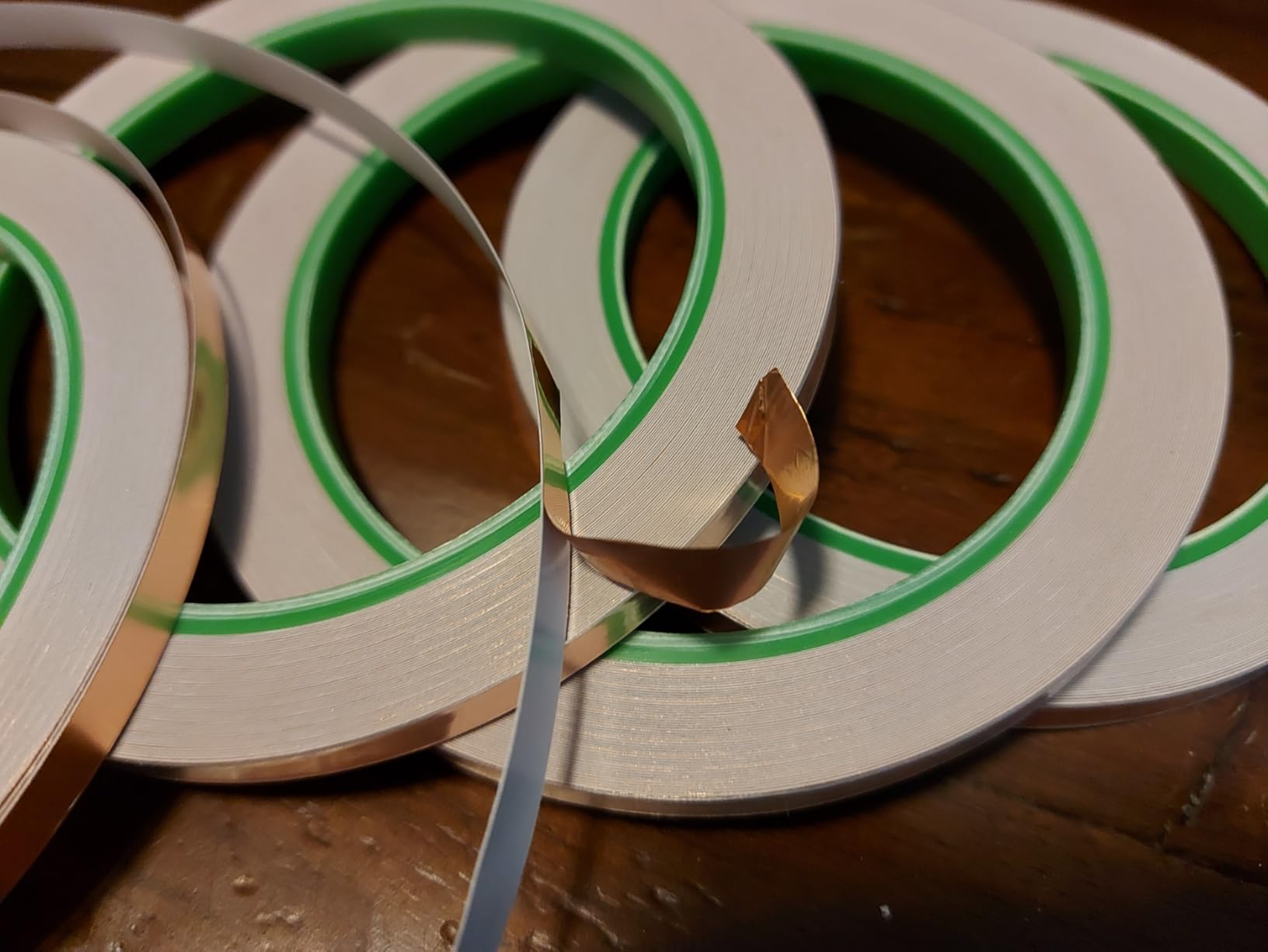 Rindion 4 Pack Copper Tape, 1/4inch X 196.8FT Double-Sided Conductive Copper Foil Tape customer photo 2