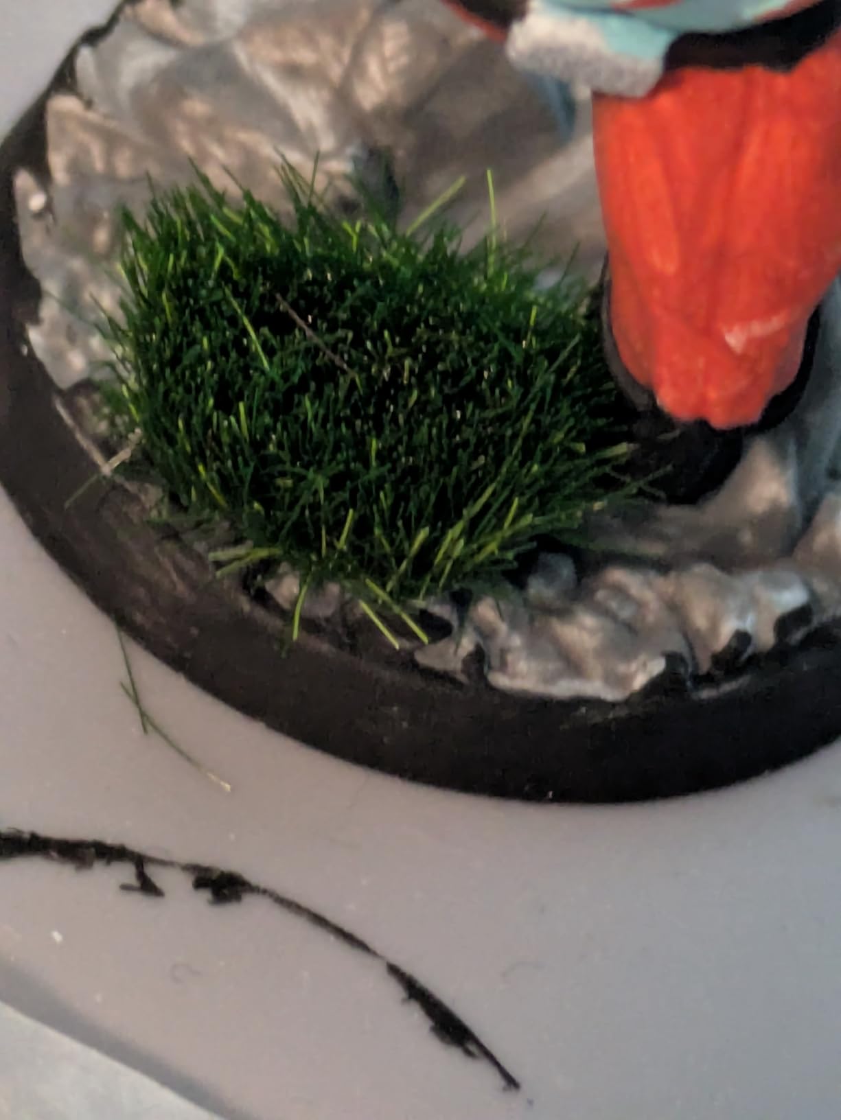 Miniature Basing Material Set - 8-Piece Battlefield Scenery Kit with Static Grass, Moss, Tufts & Model Stones - Realistic Diorama Supplies for Wargaming, Train Layouts & Military Models customer photo 2