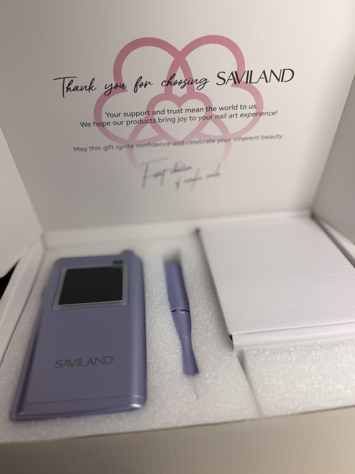 SAVILAND 2026 Nail Drill Professional: 40000RPM Electric Nail Drill 30S Fast Removal customer photo 2