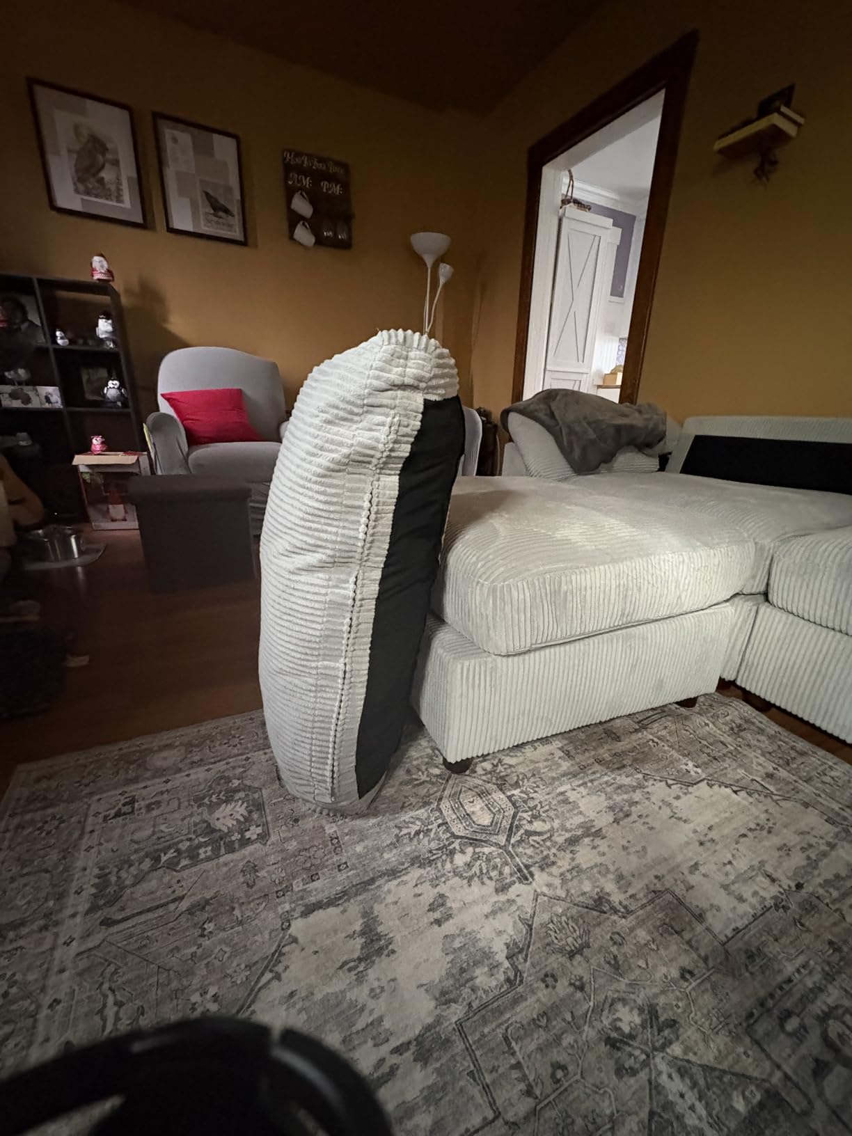 EASE MOOSE Oversized L Shape Sectional Modular Sofa, Wide Deep Seat Sectional Sofa, Comfortable Grey Cloud Modular Sofa customer photo 1