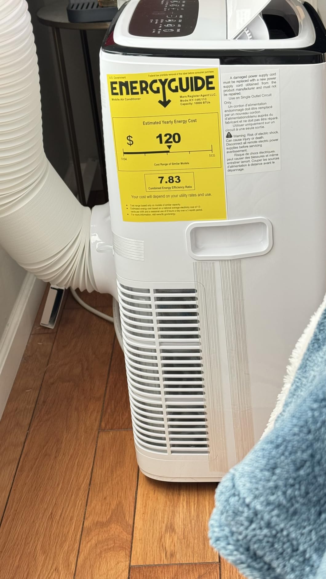 Portable Air Conditioner, 14000 BTU Fast Cooling for Large Rooms up to 700 Sq.Ft, 3-in-1 Energy Efficient Portable AC Unit with Upward Airflow, Sleep Mode, for Bedroom/Apartment/Living Room customer photo 1