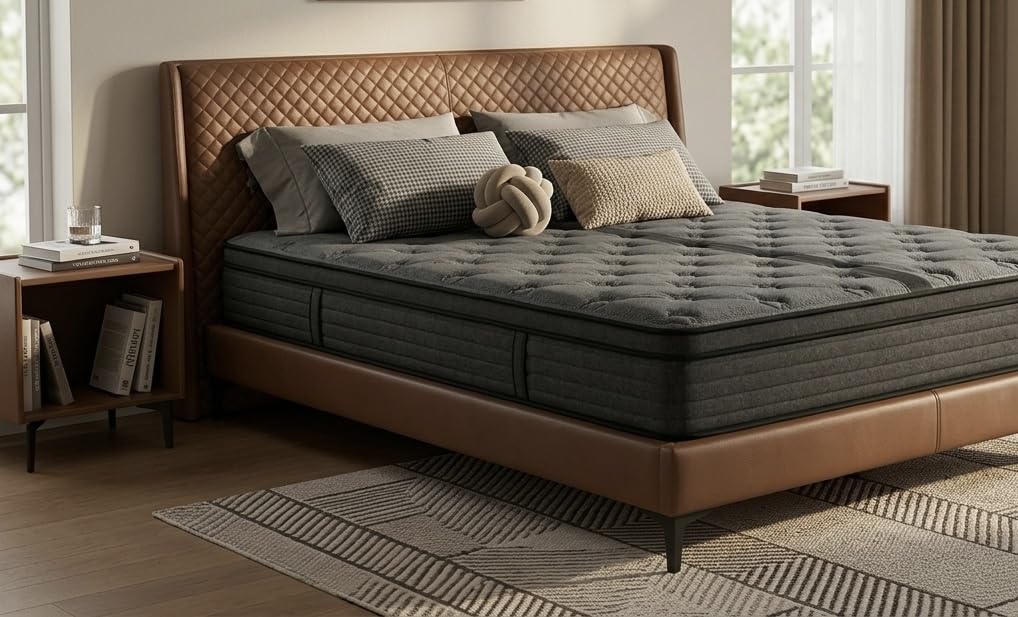 Novilla 14 Inch Queen Size Mattress, Gel Memory Foam Mattress with Green Tea-Infused Foam for Pressure Relief, Body Contouring, & Balanced Support customer photo 1