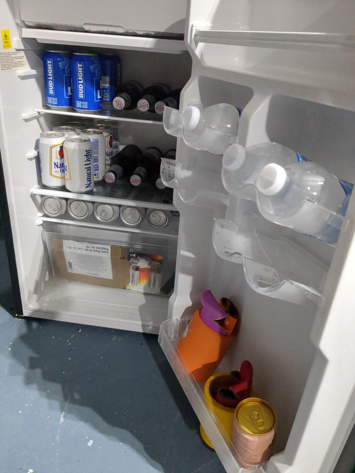 3.2 Cu Ft Mini Fridge with Freezer - Energy Efficient, Large Capacity Single Door Upright Freezer, ETL Certified, Black customer photo 1