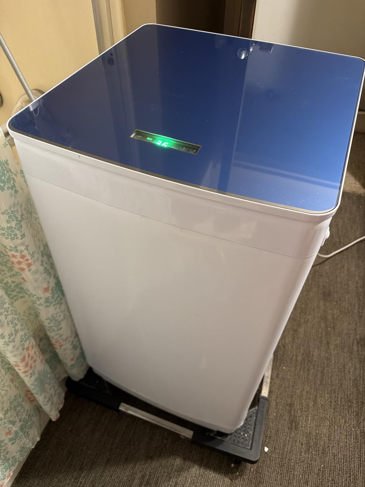 Auertech 14 lbs Portable Washing Machine, Fully Automatic Portable Washer with Glass Lid, 10 Wash Cycles, Compact Capacity Washer and Spin Dryer Combo with Drain Pump for Apartment, Dorm, RV customer photo 2