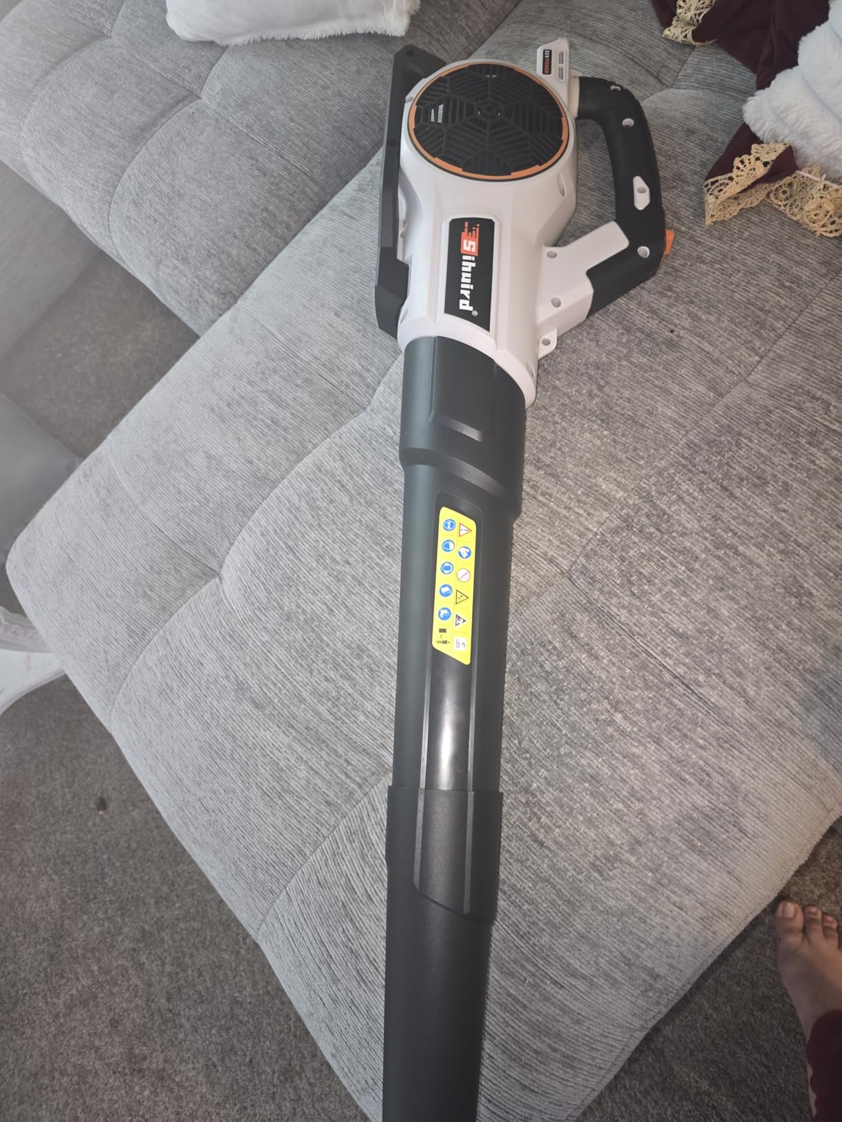 Sihuird Leaf Blower Cordless, 765CFM Electric Leaf Blowers with 2 x 7.8Ah Batteries and Dual Rapid Charger, 3-Speed & Turbo Mode - SL9501 customer photo 2