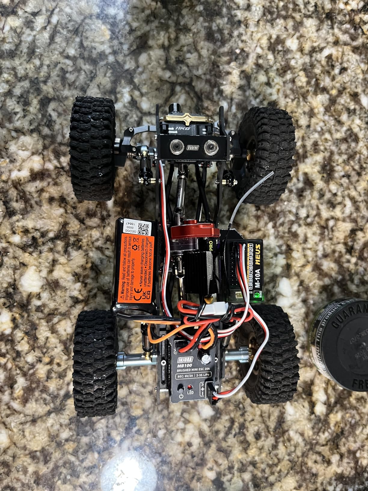 INJORA MB100 G2 Waterproof Brushed ESC 40A for 1/24 1/18 RC Crawler SCX24 AX24 TRX4M Upgrade customer photo 1