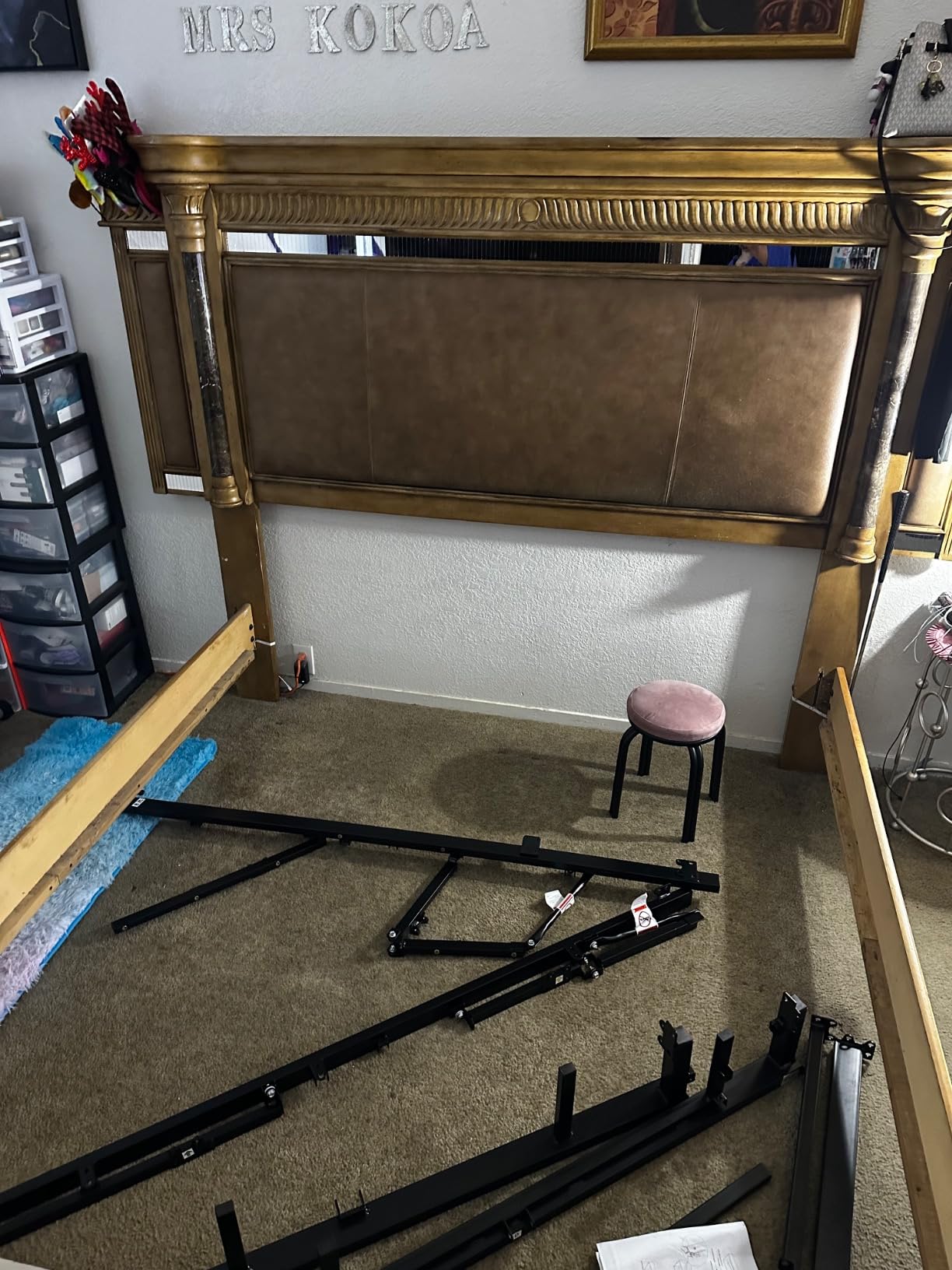 Mixcous King Adjustable Bed Frame Heavy Duty 750 lbs - Zero Gravity Electric Base with Wireless Remote for Back Pain Relief, Head & Foot Incline, Easy Assembly customer photo 1