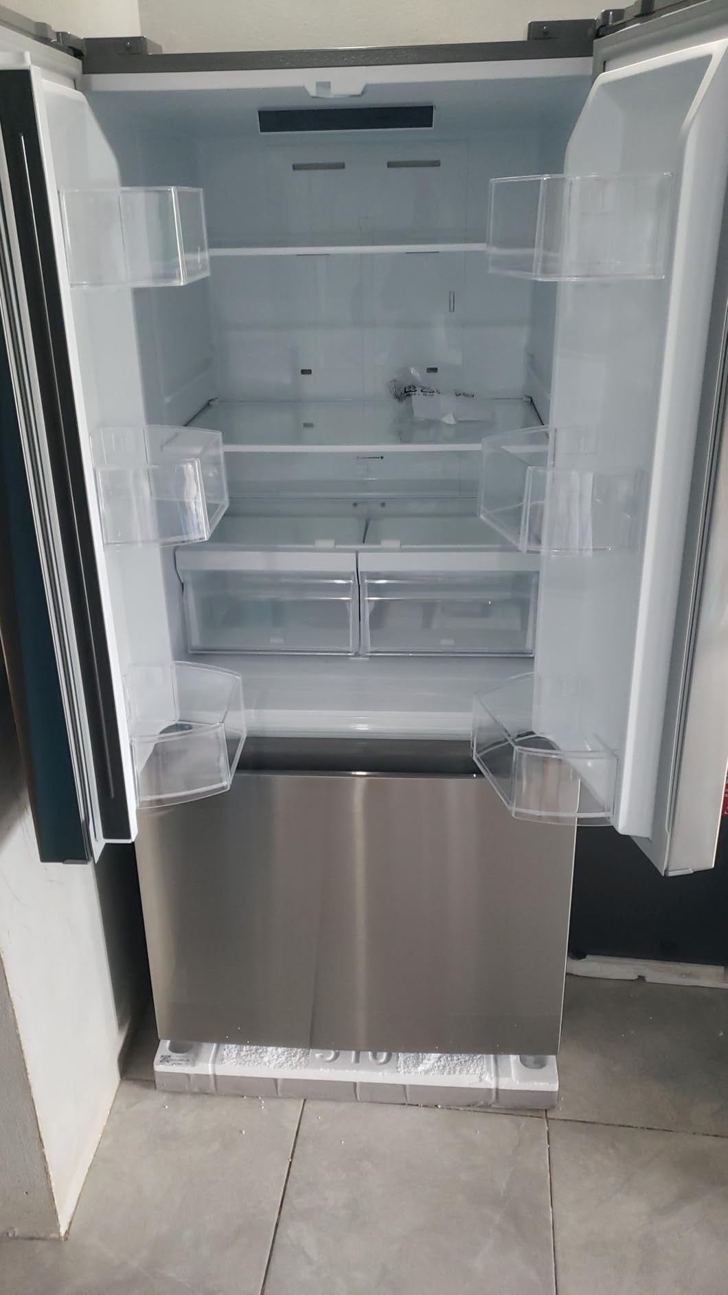 KoolMore 28 Inch 14 Cu Ft Top Freezer Refrigerator, Stainless Steel, Freestanding Full Size Fridge Freezer for Home Kitchen or Garage customer photo 2