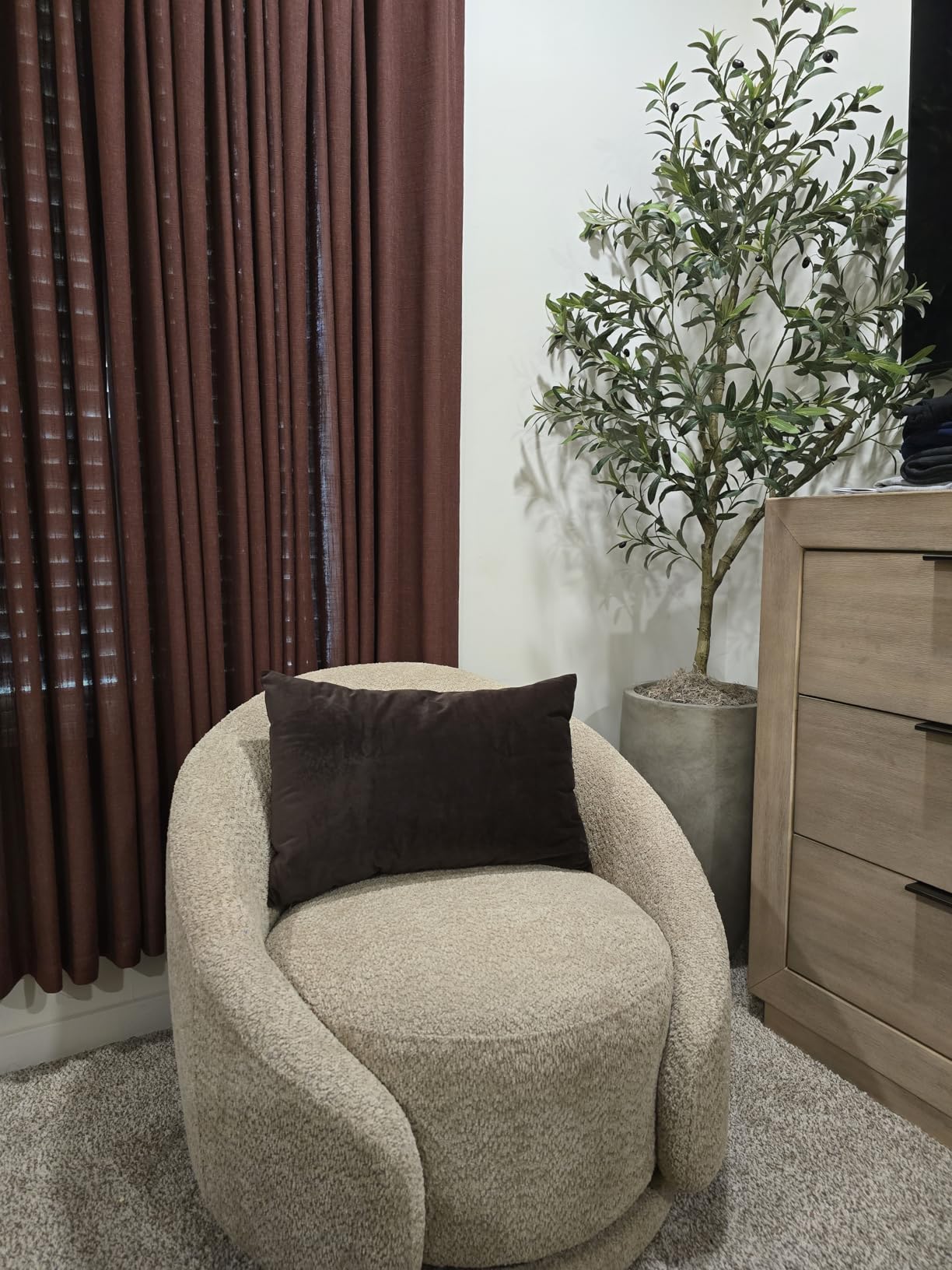 VANOMi Swivel Accent Chairs for Living Room, 34