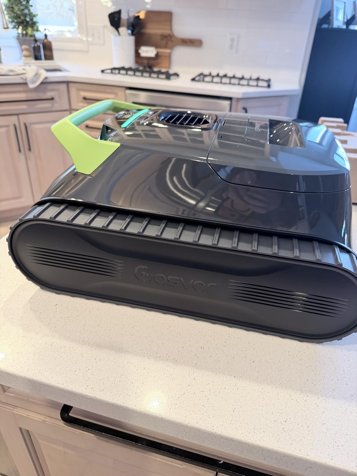 Gosvor LiteVac G1 Cordless Robotic Pool Cleaner for Inground Pools, Above Ground Pool Vacuum with 4-in-1 Wall & Waterline Scrubbing, Up to 200-Min Runtime, Eco Mode, App Support customer photo 1