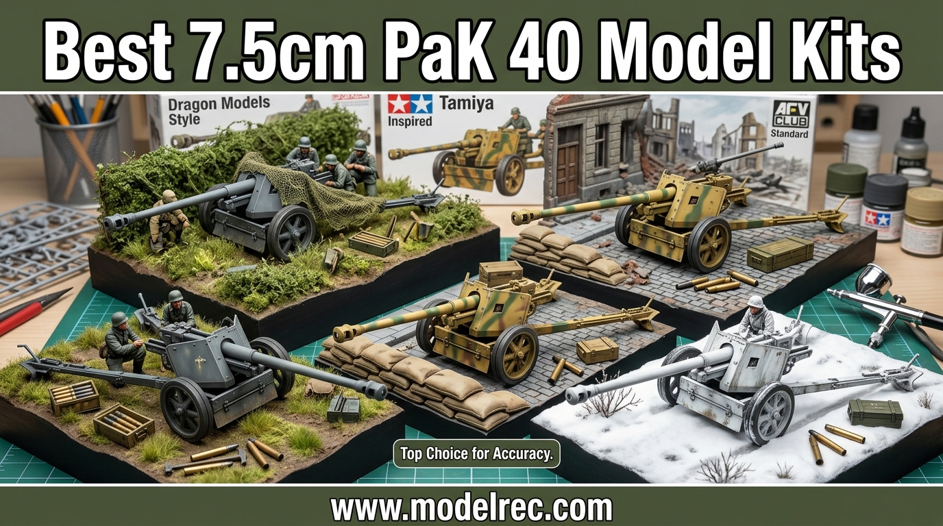 Best 7.5cm PaK 40 Model Kits