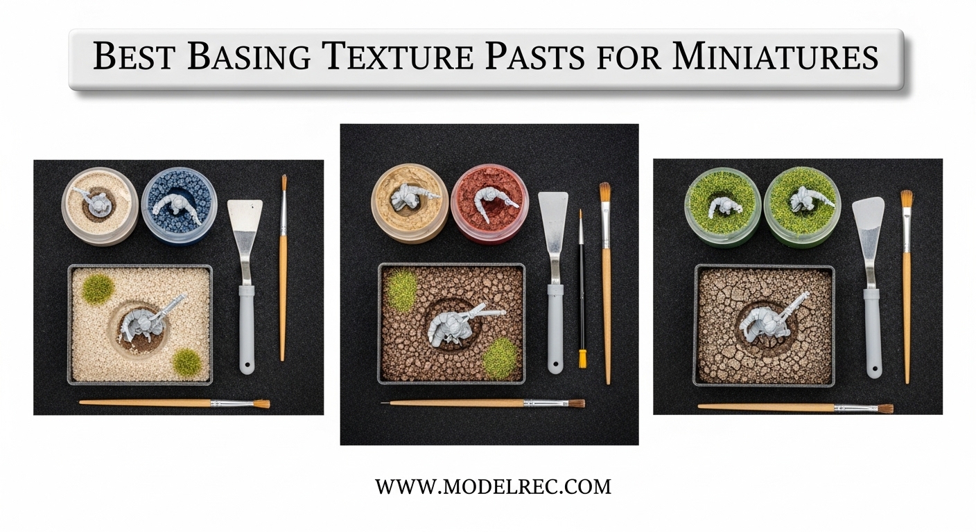 Best Basing Texture Paste Sets for Miniatures
