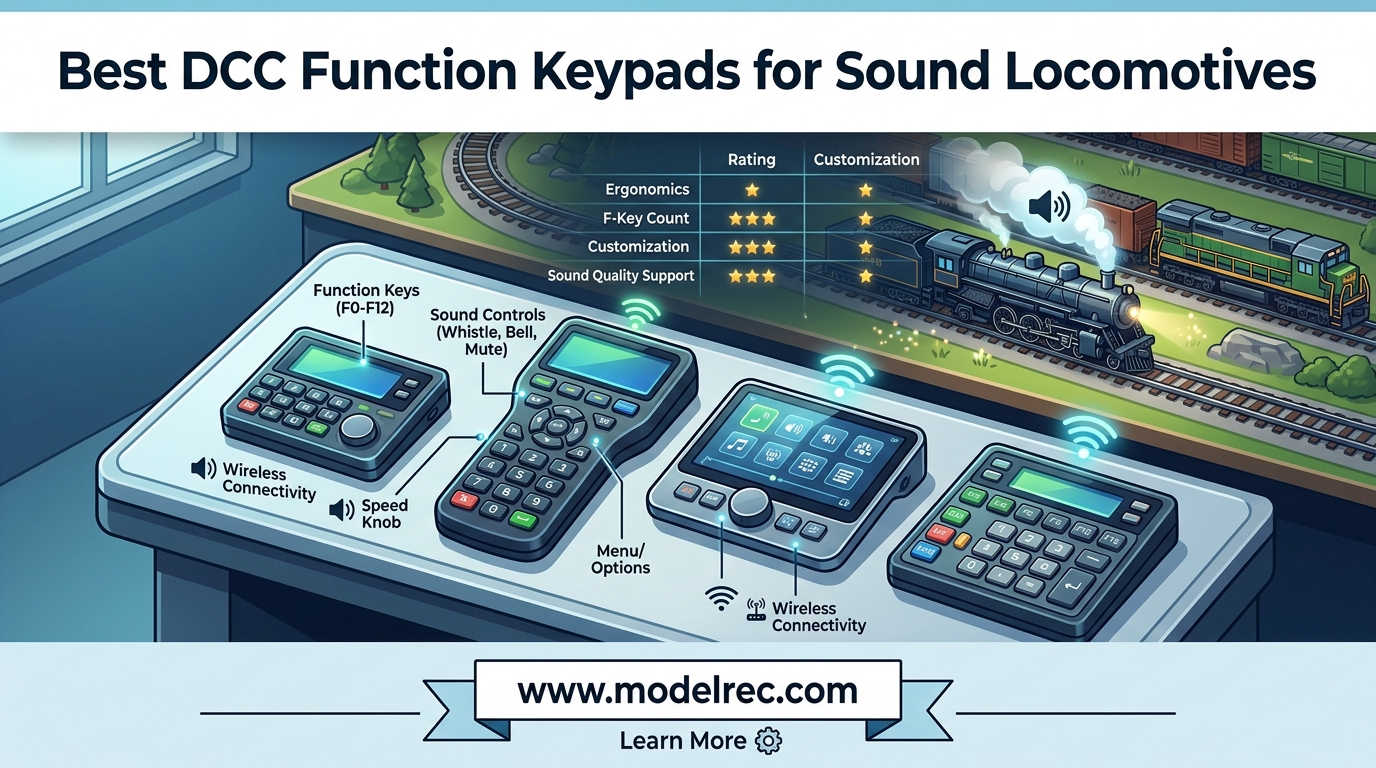 Best DCC Function Keypads for Sound Locomotives