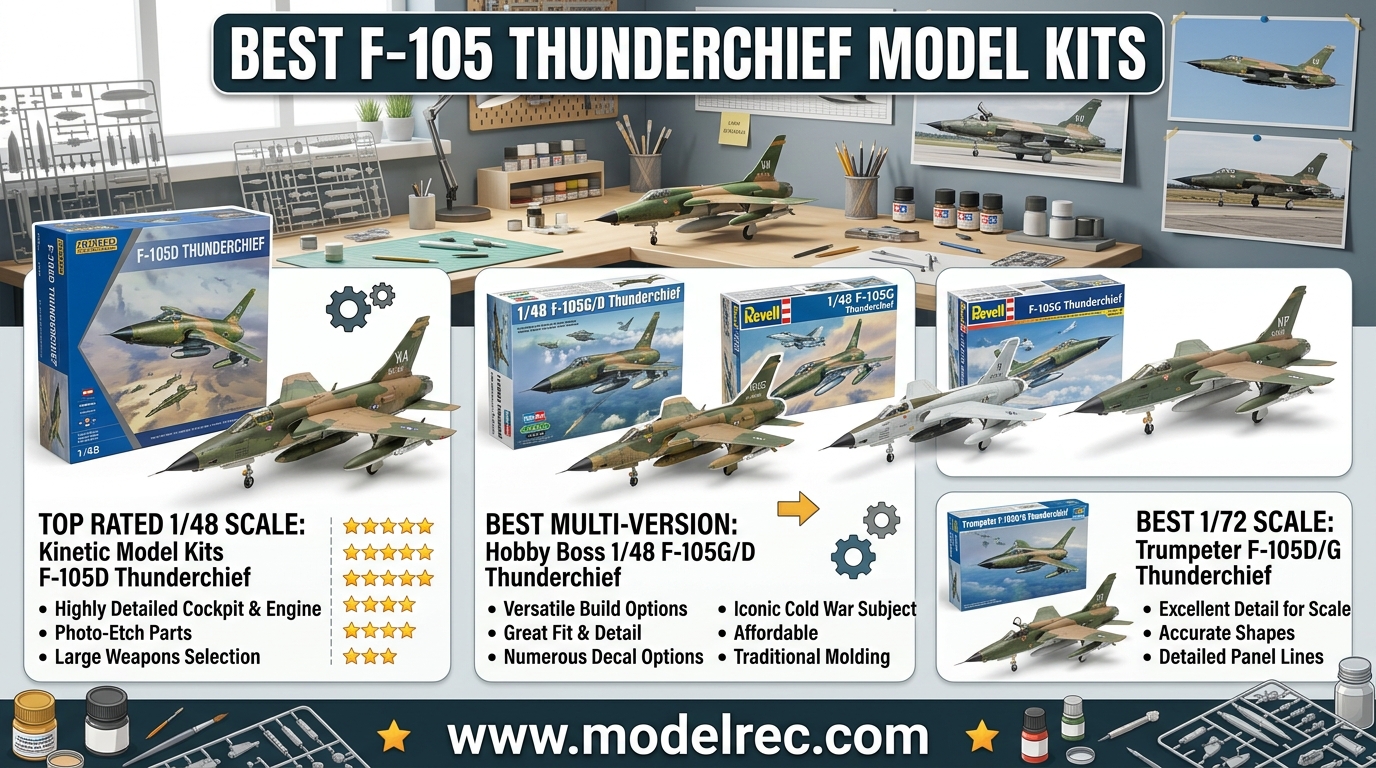 Best F-105 Thunderchief Model Kits