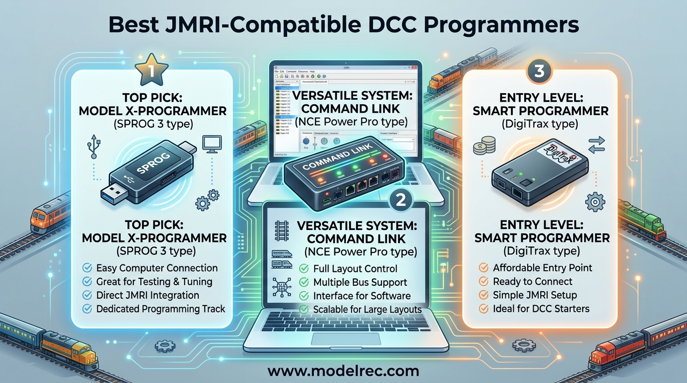 Best JMRI-Compatible DCC Programmers