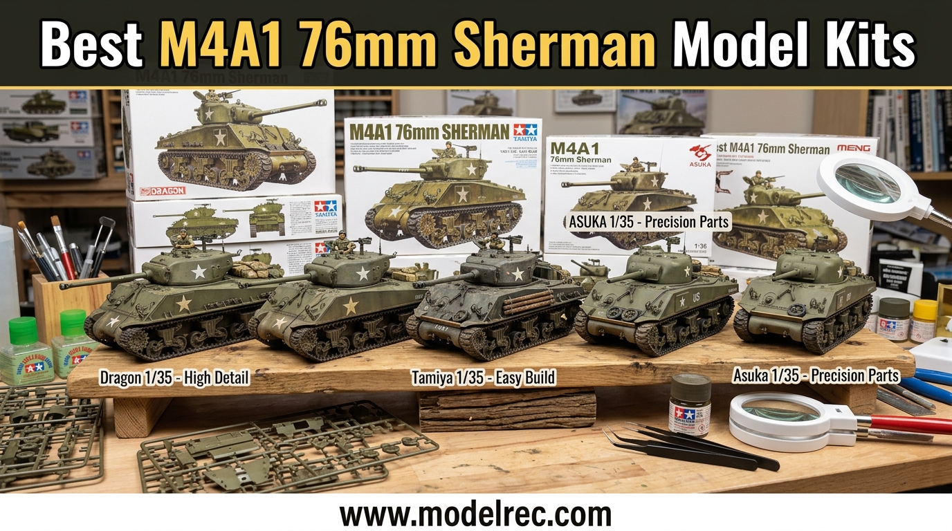 Best M4A1 76mm Sherman Model Kits