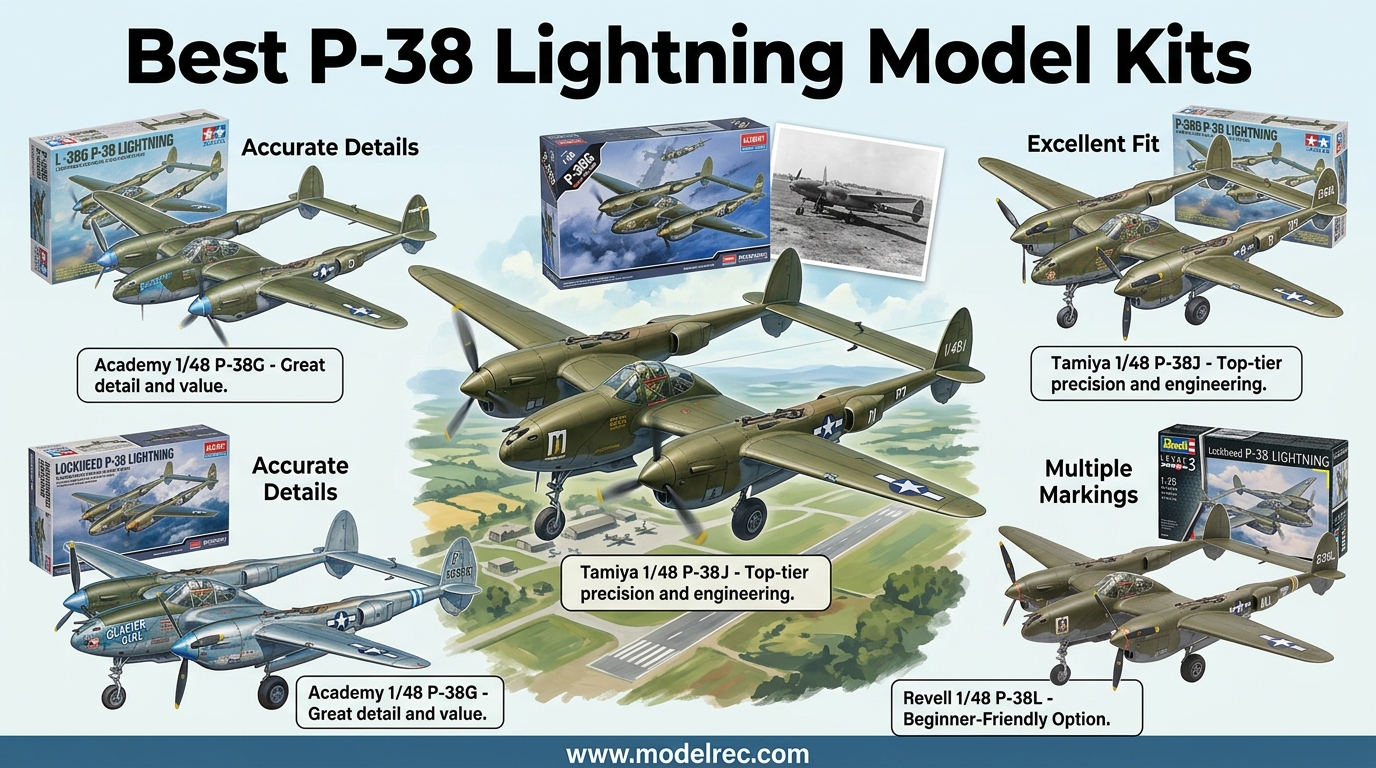 Best P-38 Lightning Model Kits