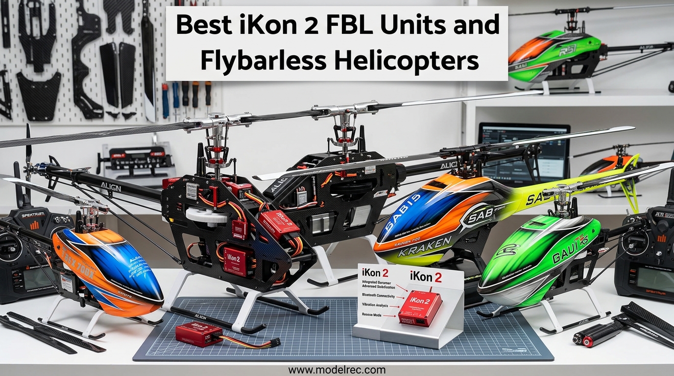 Best iKon 2 FBL Units and Flybarless Helicopters