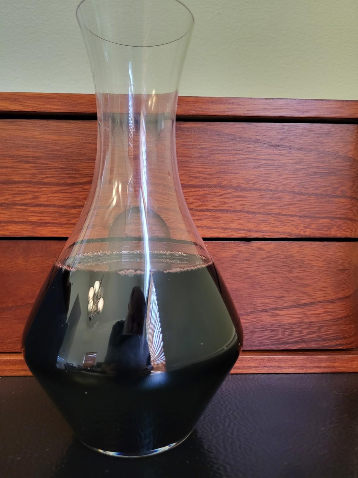 Riedel Cabernet Wine Decanter, Red Wine Decanter Crystal Glass 1440/13 | 37 1/8 oz capacity, 9 inches high customer photo 1