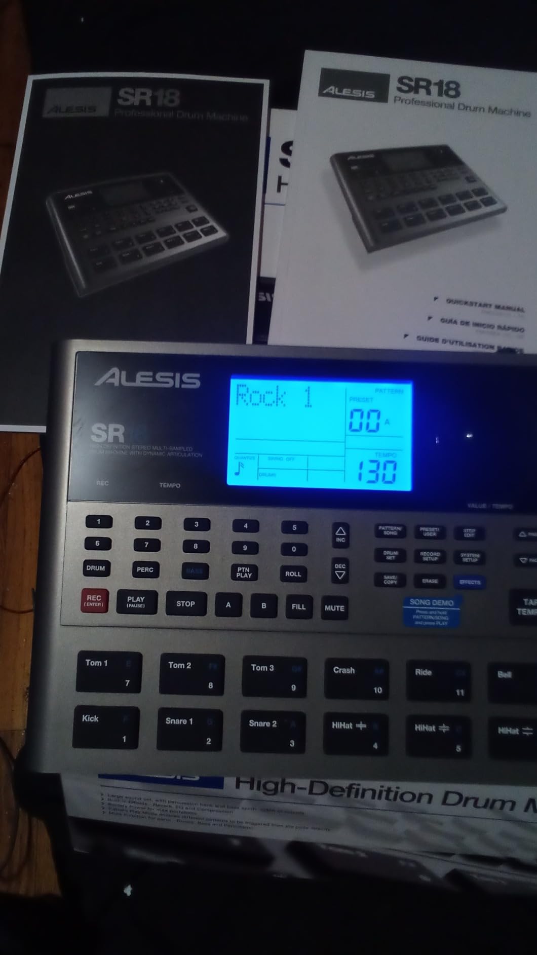 Alesis SR-16 - Studio-Grade Standalone Drum Machine with On-Board Sound Library, Performance-Driven I/O and In-Built Effects customer photo 4