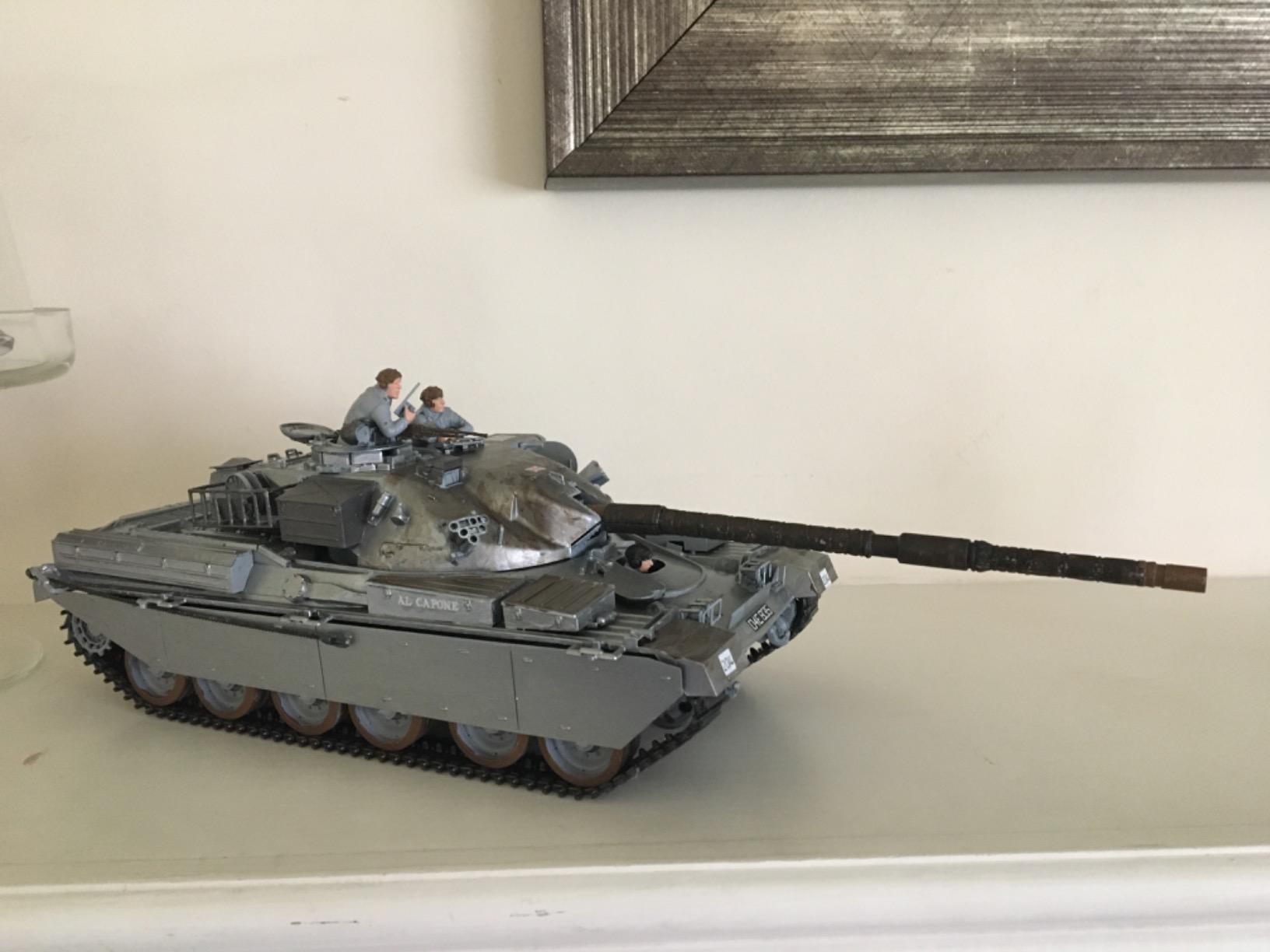 Tamiya 300035068 35068 BR.Chieftain MK.5 Tank, Green (Military Green), Individual Packaging customer photo 2
