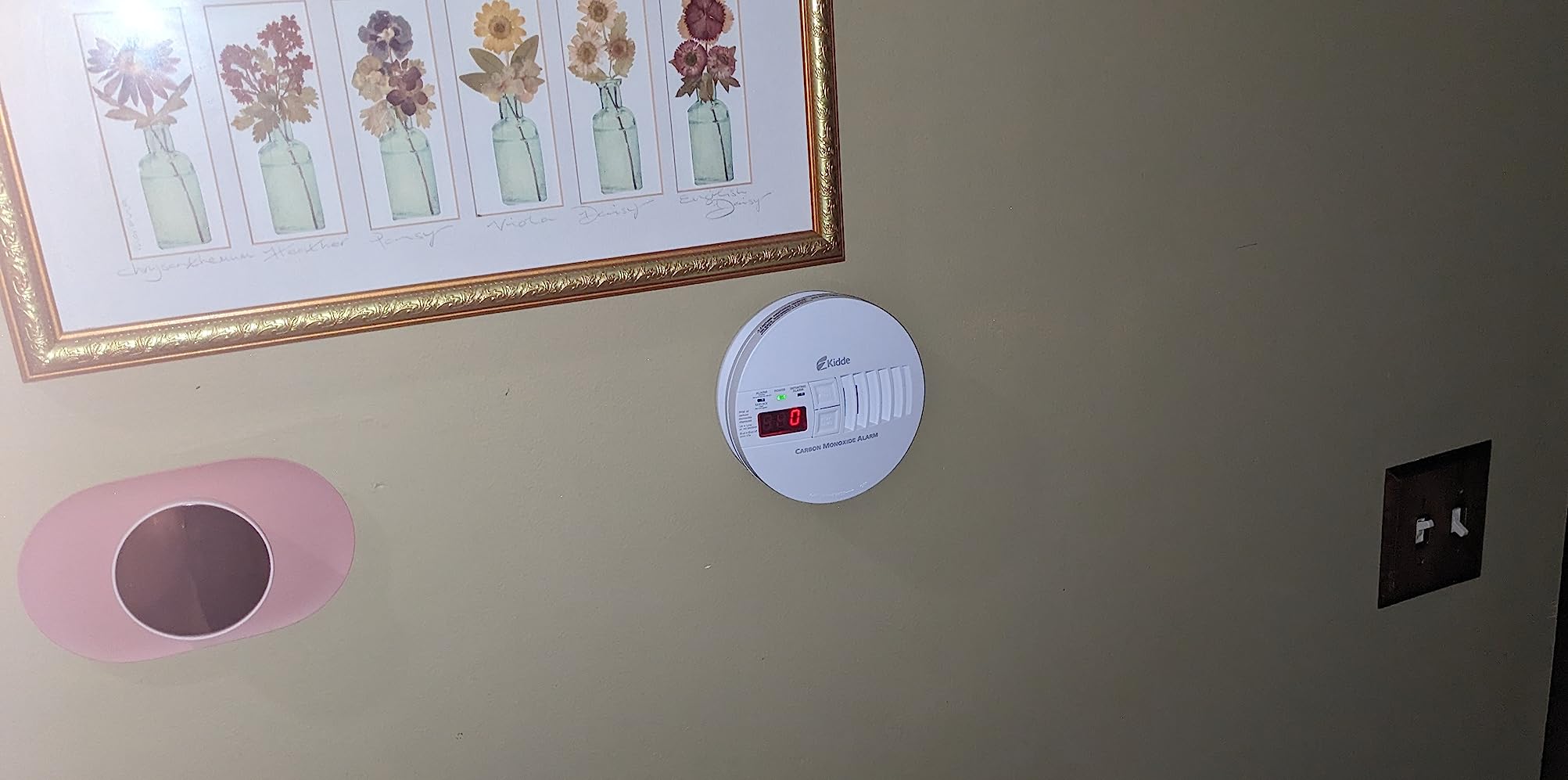 Kidde Hardwired Carbon Monoxide Detector with 9-Volt Battery Backup, Digital LED Display customer photo 1