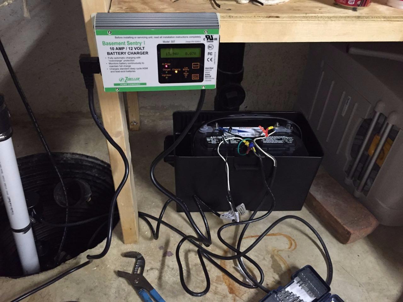 Zoeller 507-0005 Basement Sentry Battery Backup Pump customer photo 1
