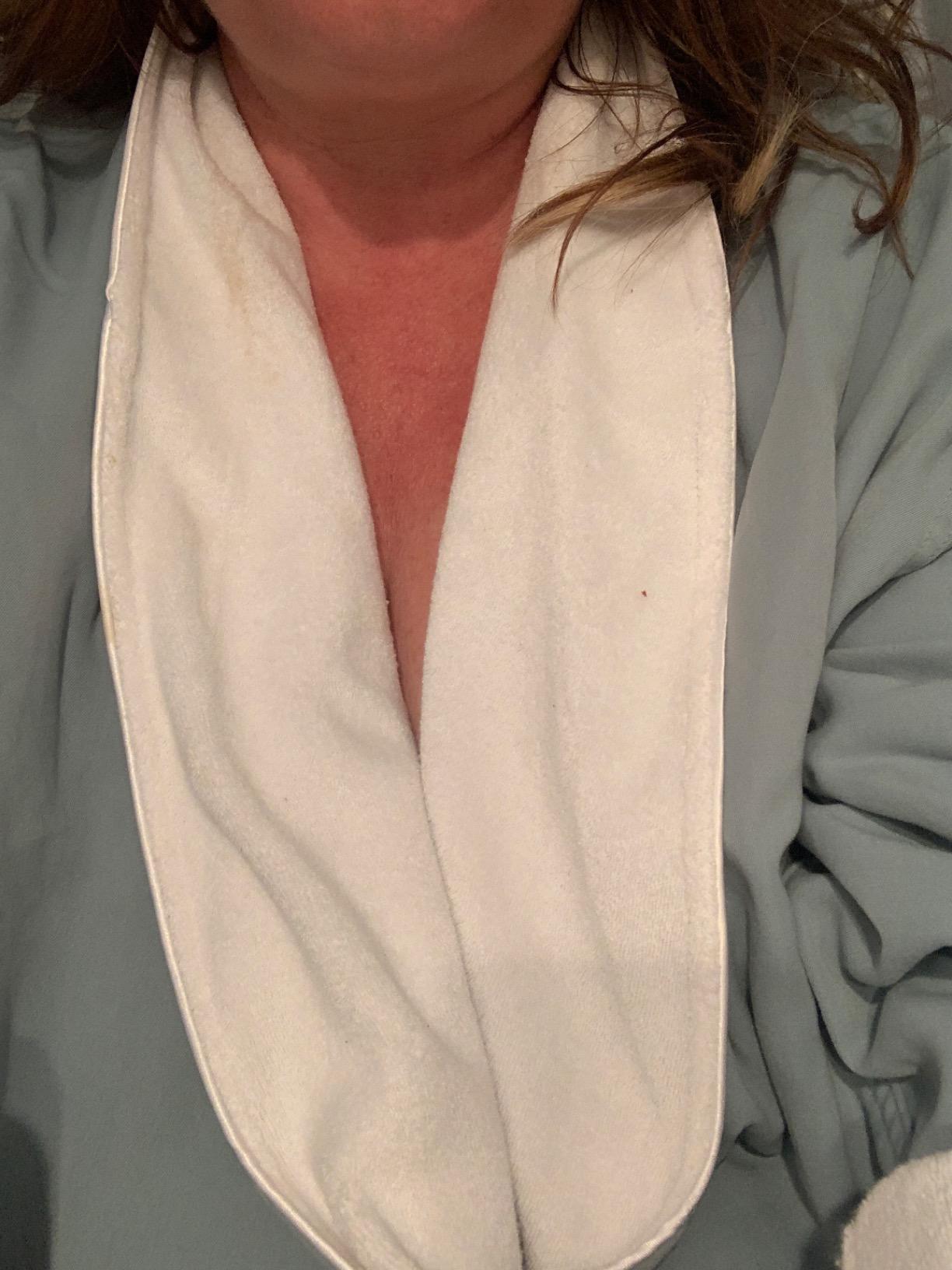 Luxury Spa Robe - Microfiber with Cotton Terry Lining customer photo 2
