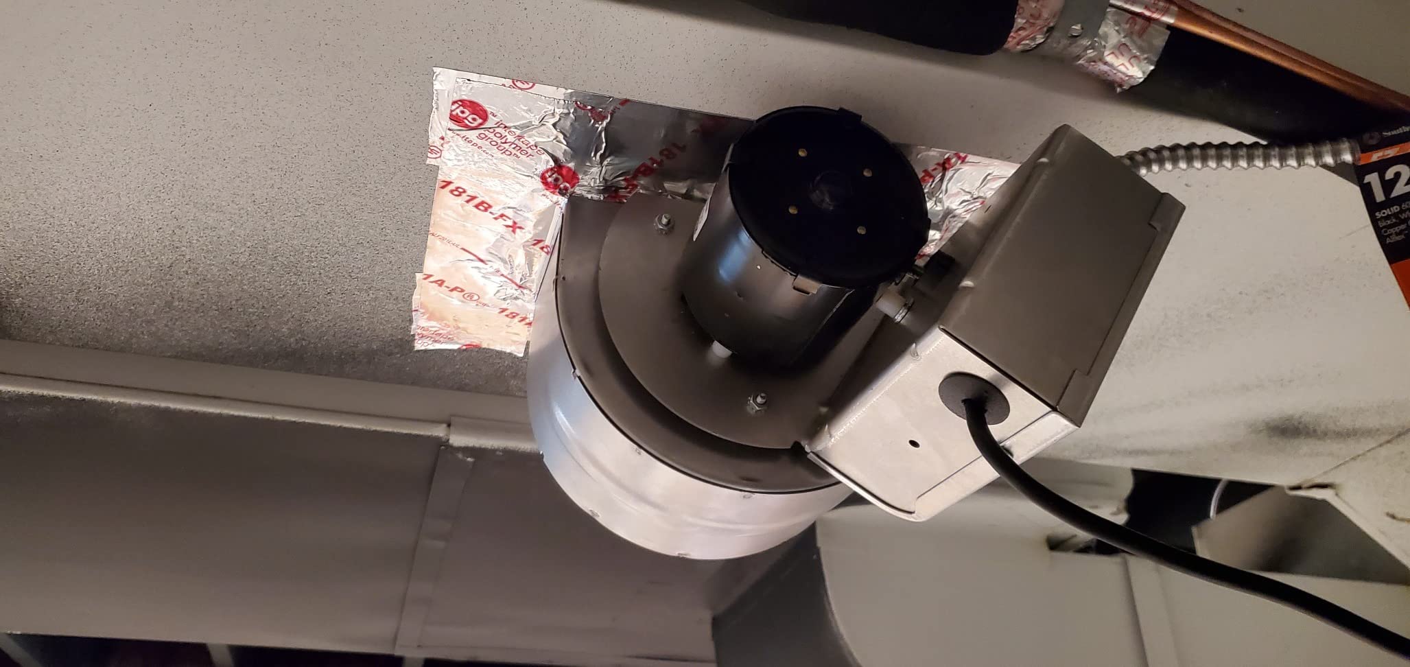 Tjernlund DB-2 Duct Booster Fan for Heating and Cooling Airflow, 275 CFM customer photo 1