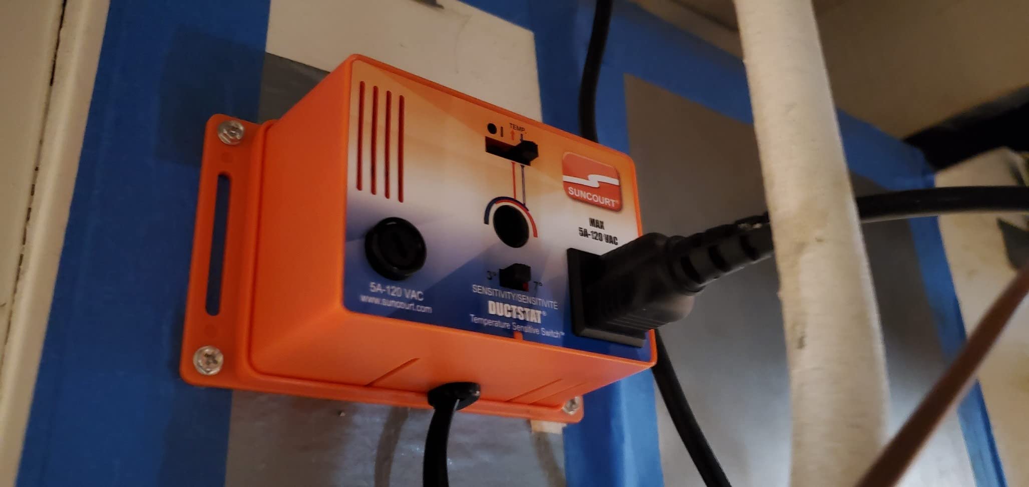 Tjernlund DB-2 Duct Booster Fan for Heating and Cooling Airflow, 275 CFM customer photo 2