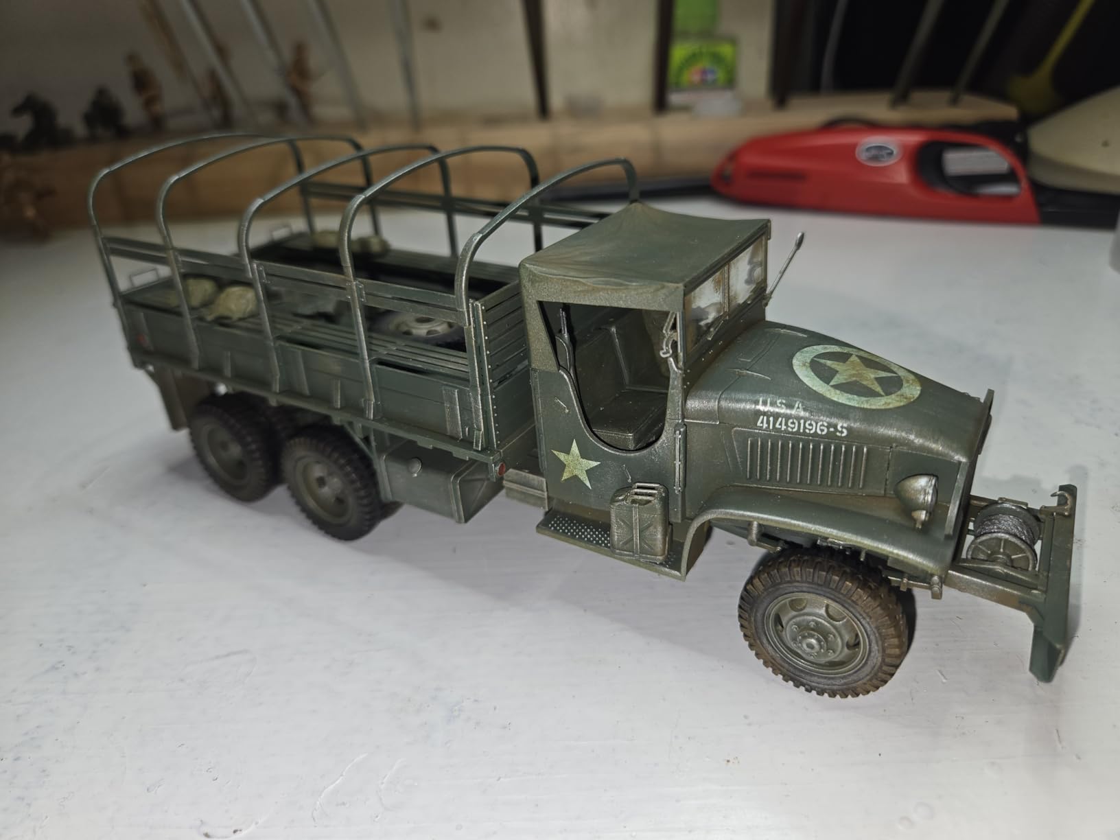 Tamiya 35218 1/35 US 2.5 Ton 6x6 Cargo Truck Plastic Model Kit customer photo 1