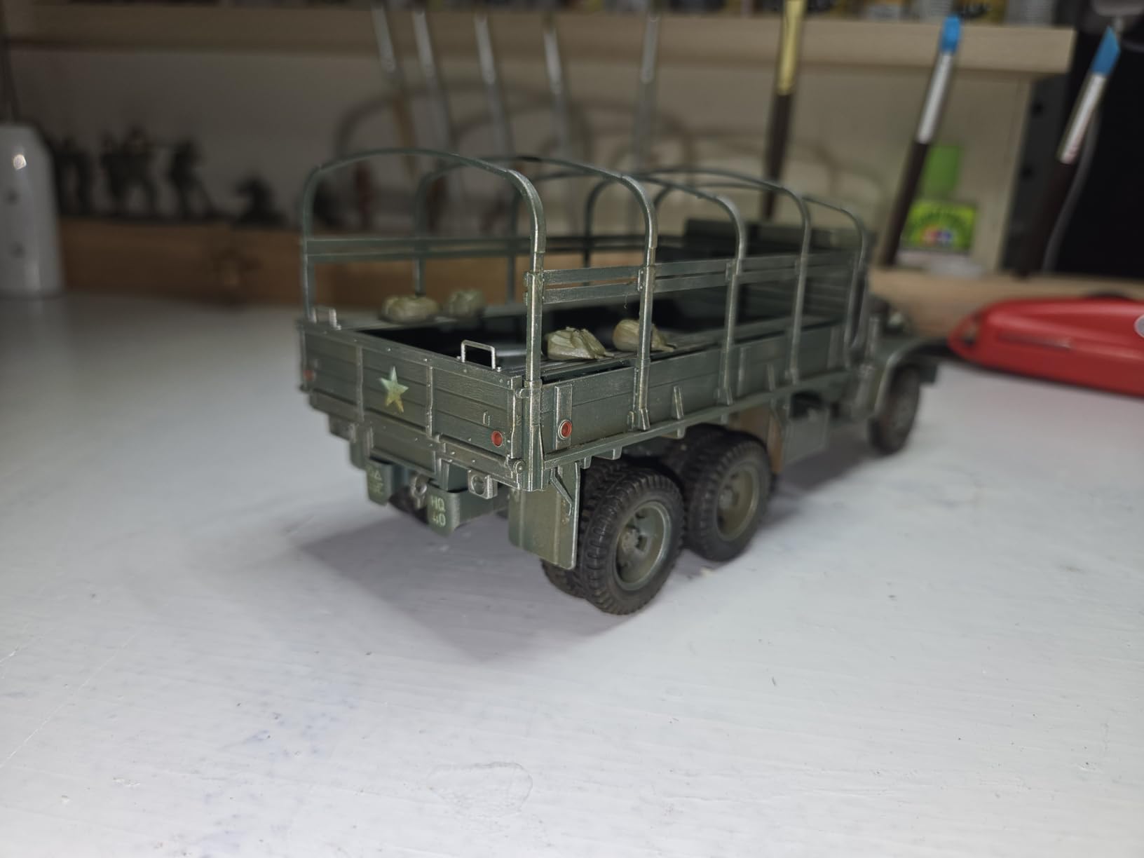 Tamiya 35218 1/35 US 2.5 Ton 6x6 Cargo Truck Plastic Model Kit customer photo 2