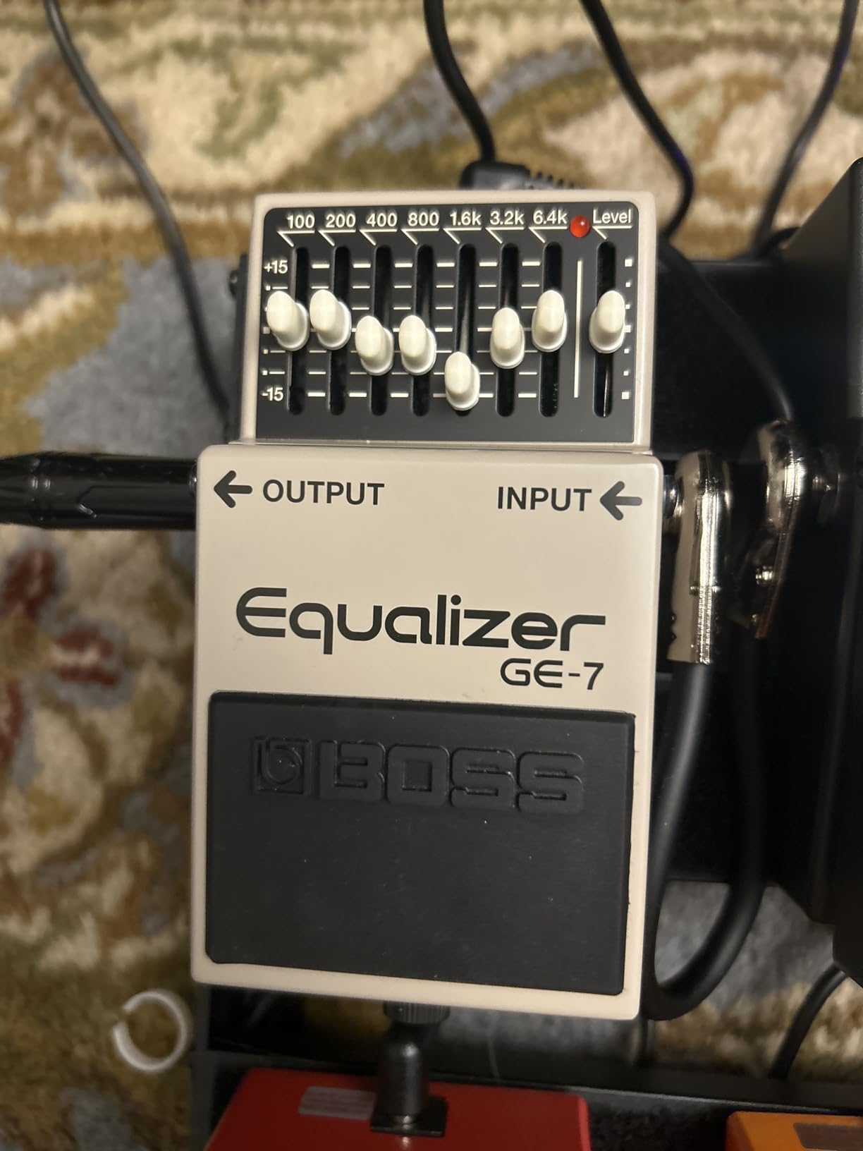 BOSS GE-7 Equalizer | Compact Graphic Equalizer Pedal | Tailored for Guitarists | 7 Bands of EQ Sliders | Guitar-Optimized Frequencies customer photo 1