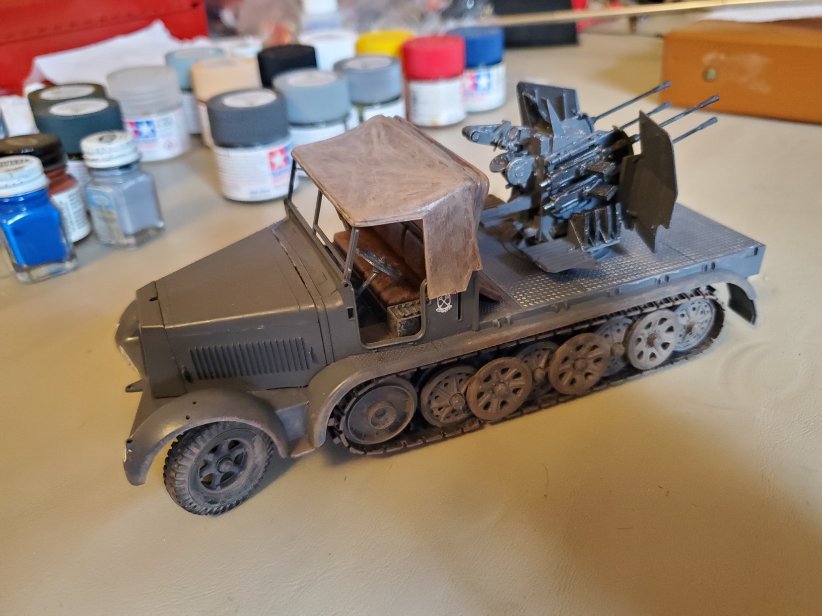 Tamiya 35050 1/35 German 8T Half Track SDKFZ 7/1 Plastic Model Kit customer photo 1