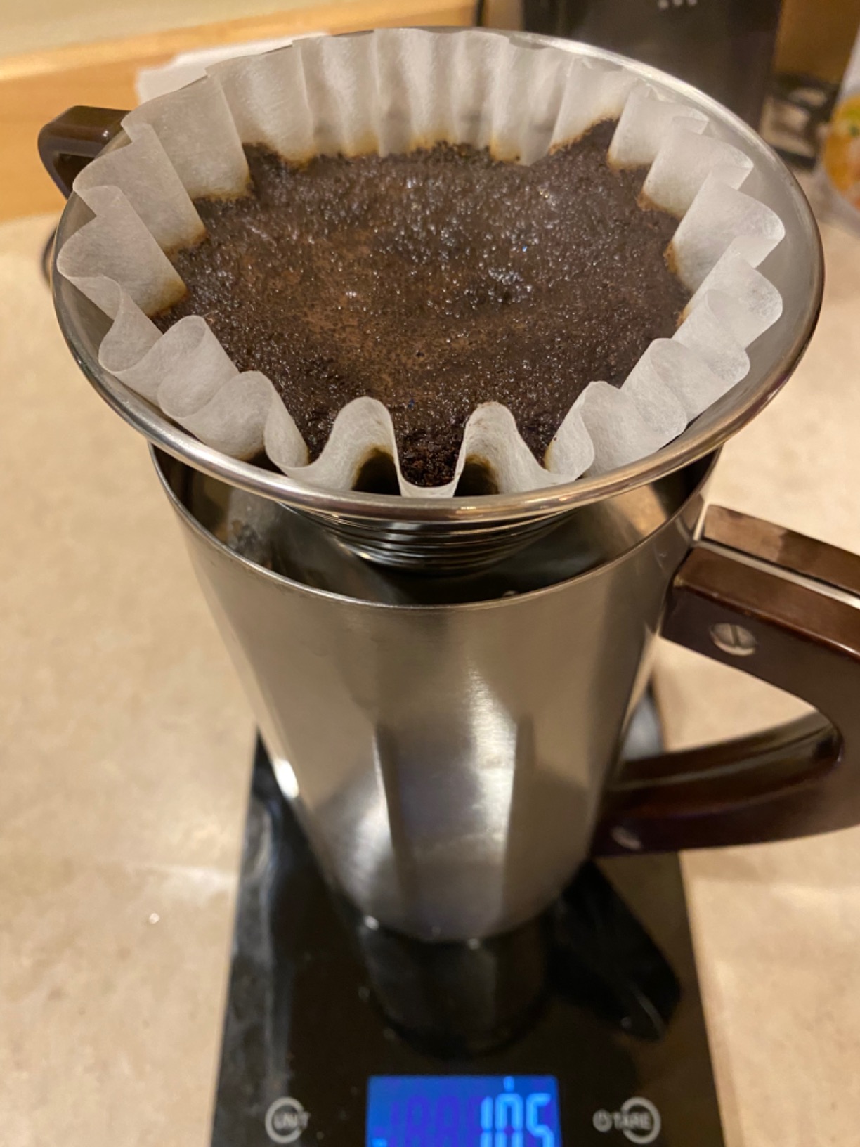 Kalita Wave 185 Stainless Steel Coffee Dripper customer photo 1
