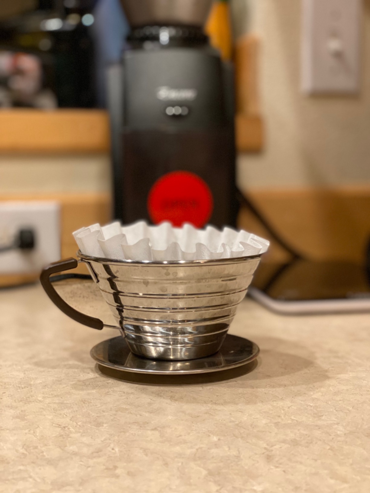 Kalita Wave 185 Stainless Steel Coffee Dripper customer photo 2