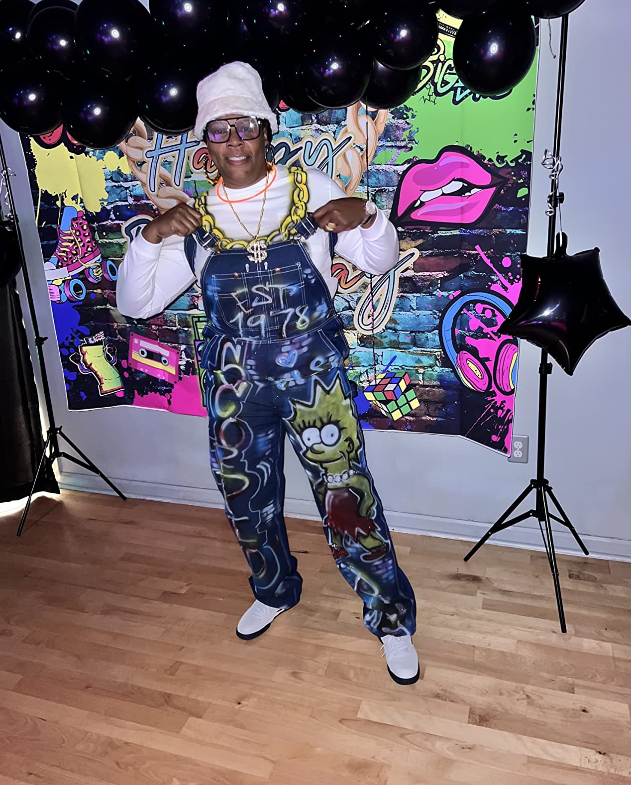 Big Smith Men's Rigid Denim Bib Overall customer photo 2