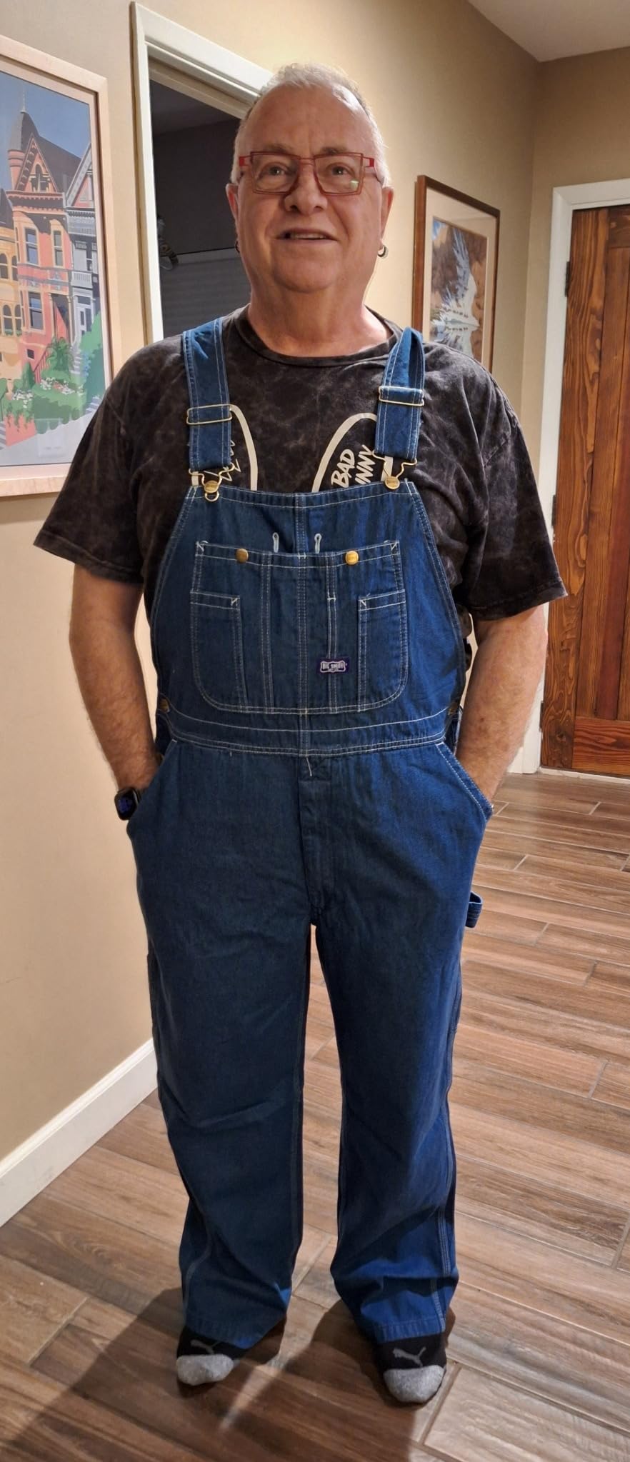Big Smith Men's Stonewashed Bib Overall customer photo 2