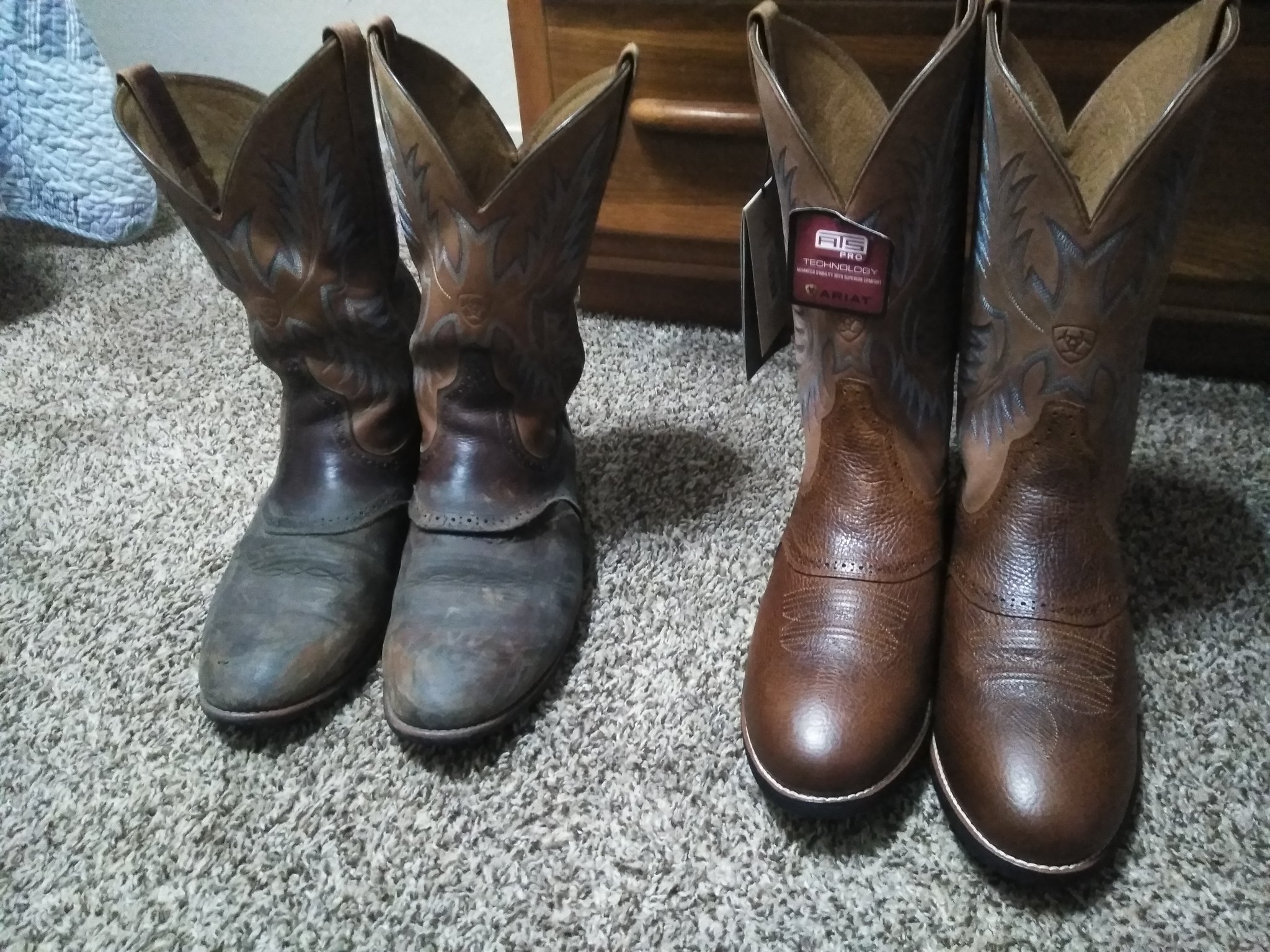 Ariat Men's Heritage Stockman Western Boot customer photo 1