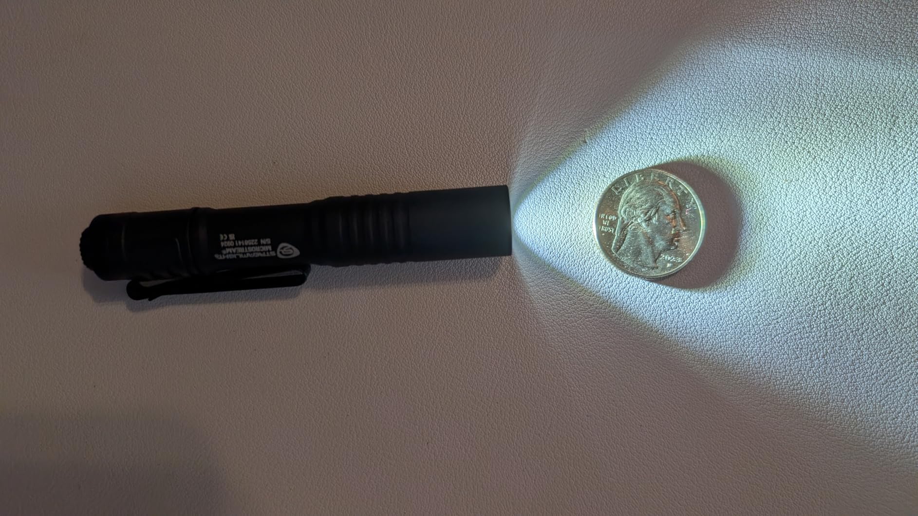 Streamlight 66318 MicroStream 45-Lumen Everyday Carry Pocket Flashlight with AAA Alkaline Battery, Black customer photo 2