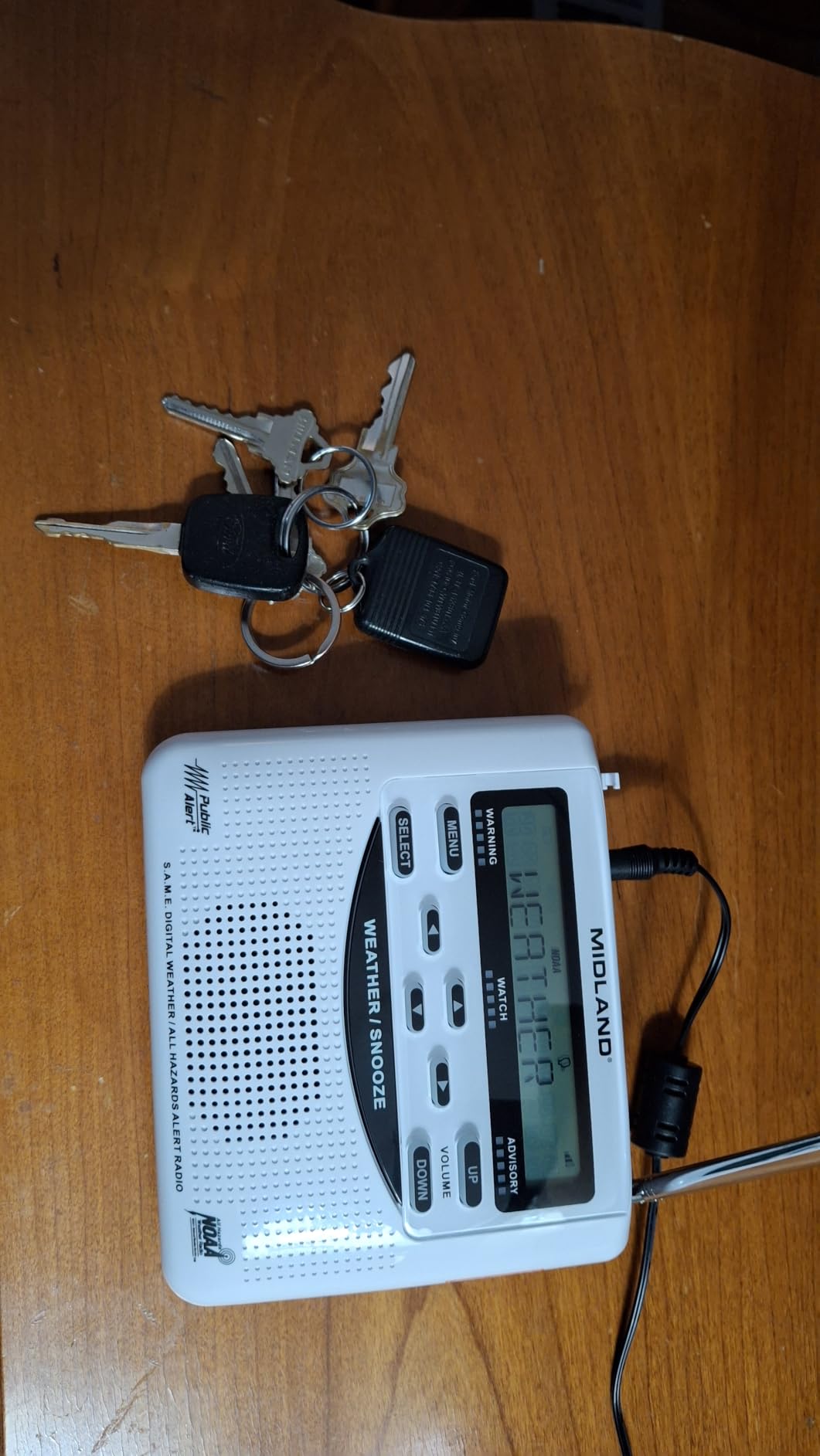 Midland WR120B NOAA Emergency Weather Alert Radio - Localized Programming, Trilingual Display, 60+ Emergency Alerts, Alarm, Selectable Alert Tone customer photo 2
