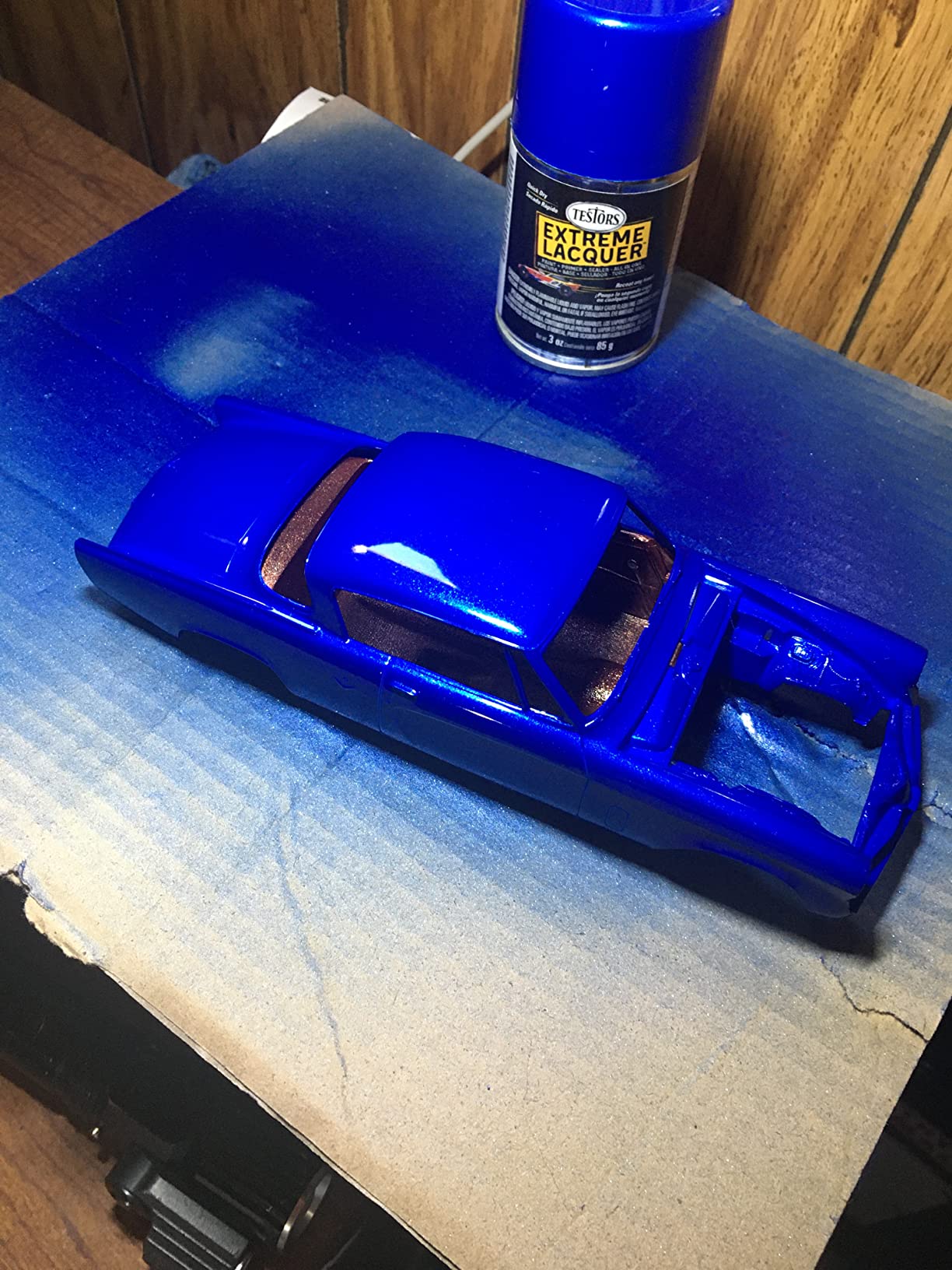 Testors 1843MT Extreme Lacquer Spray 3oz Gloss Star Spangled Blue customer photo 1
