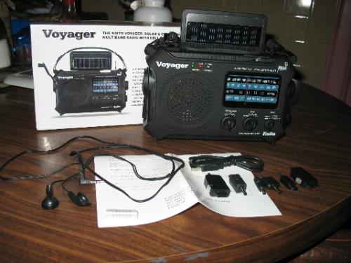 Kaito KA500 5-way Powered Emergency AM/FM/SW NOAA Weather Alert Radio with Solar,Dynamo Crank,Flashlight and Reading Lamp, Color Black customer photo 2
