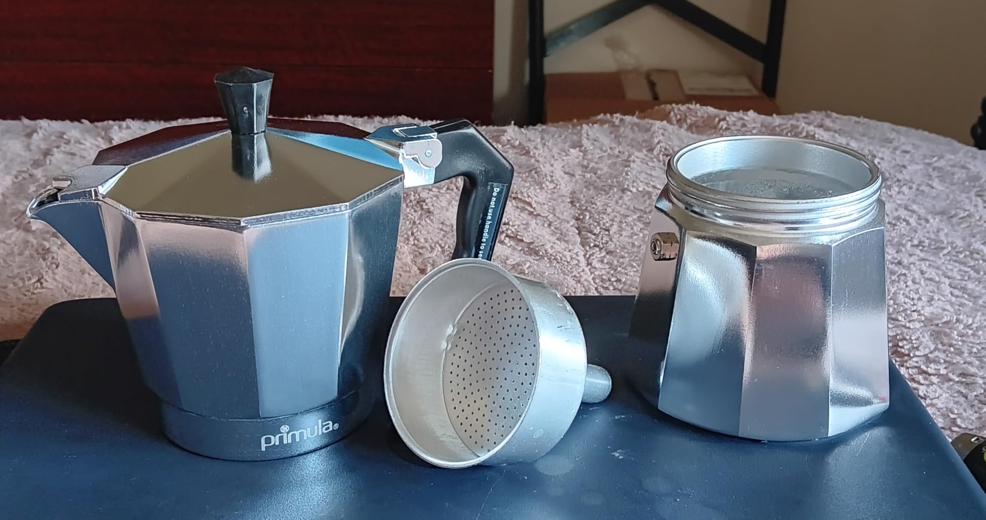 Primula Classic Stovetop Espresso and Coffee Maker, Moka Pot for Italian and Cuban Cafe Brewing, Greca Coffee Maker, 6 Espresso Cups, Silver customer photo 2