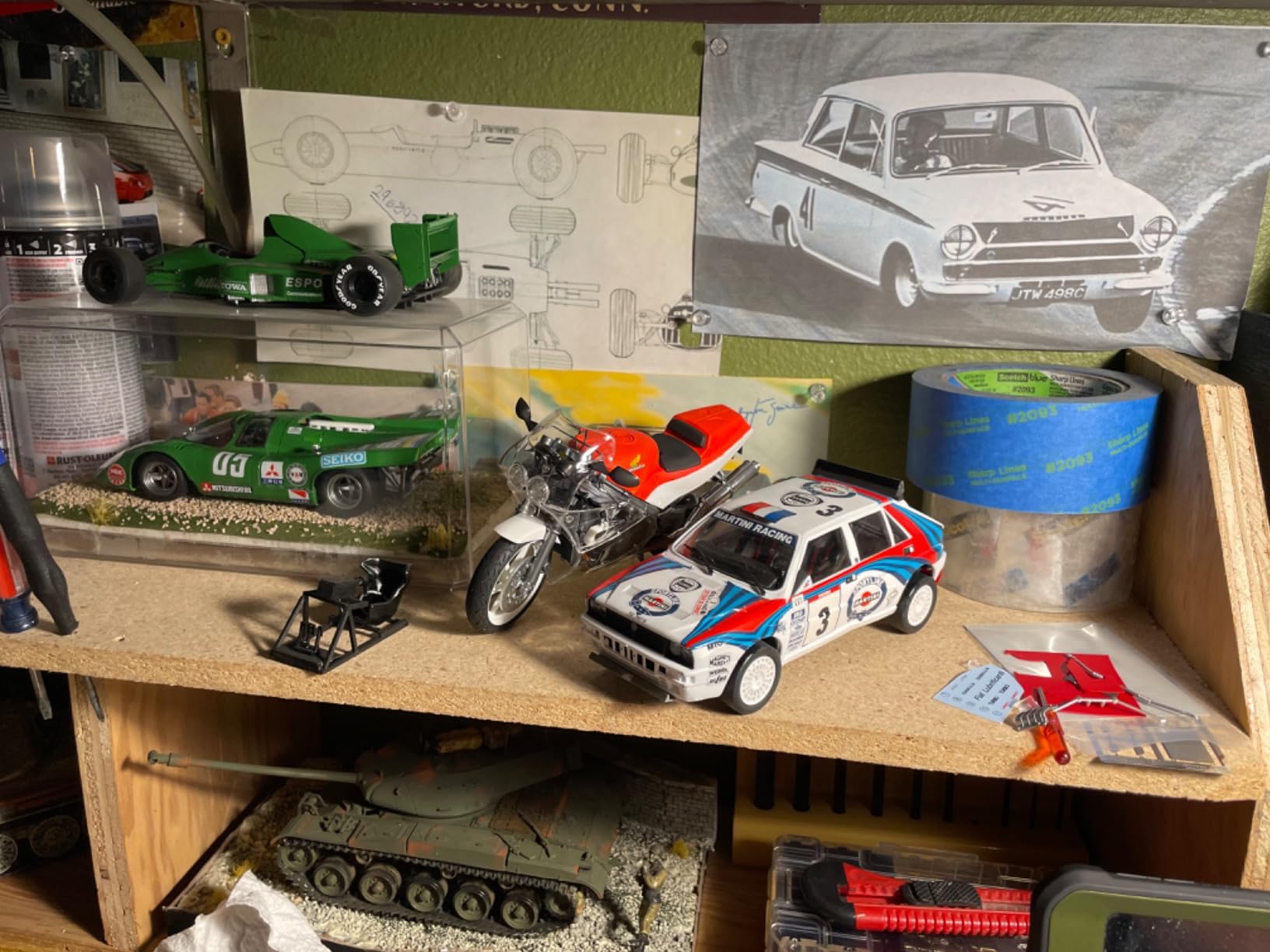 Hasegawa Lancia Delta Super Delta '92 WRC Makes Champion 1:24 Model Kit customer photo 1