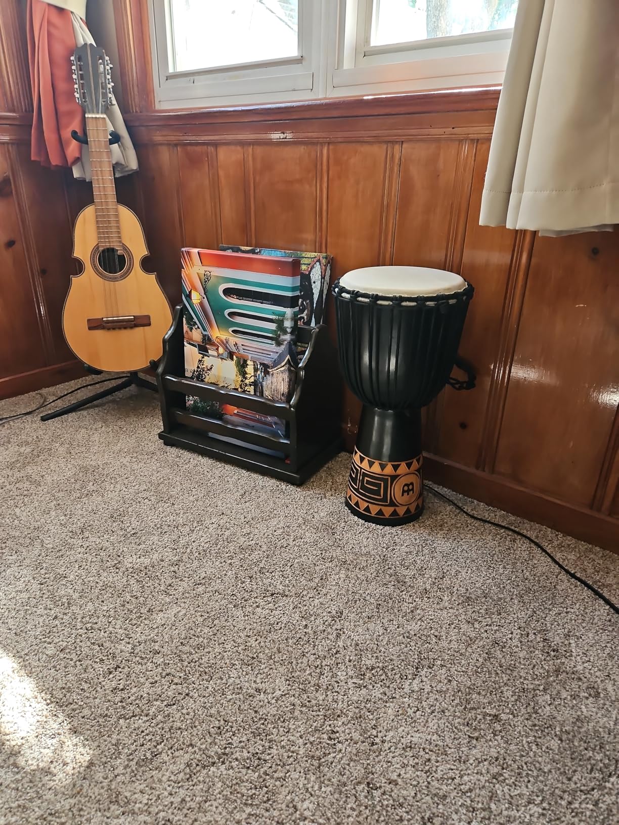 Meinl Percussion HDJ1-M Djembe with Mahogany Wood - NOT MADE IN CHINA - 10