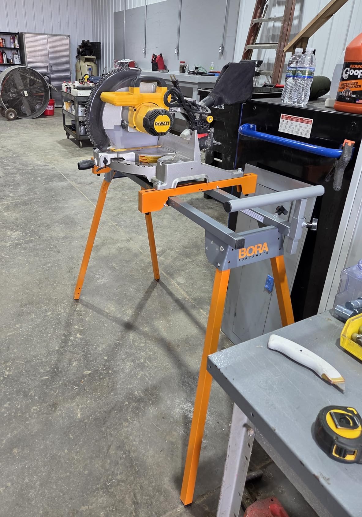 BORA Universal Miter Saw Stand with Quick Release Tool Mounting System - 500 Lbs Max Weight Load - PM-4000 customer photo 2